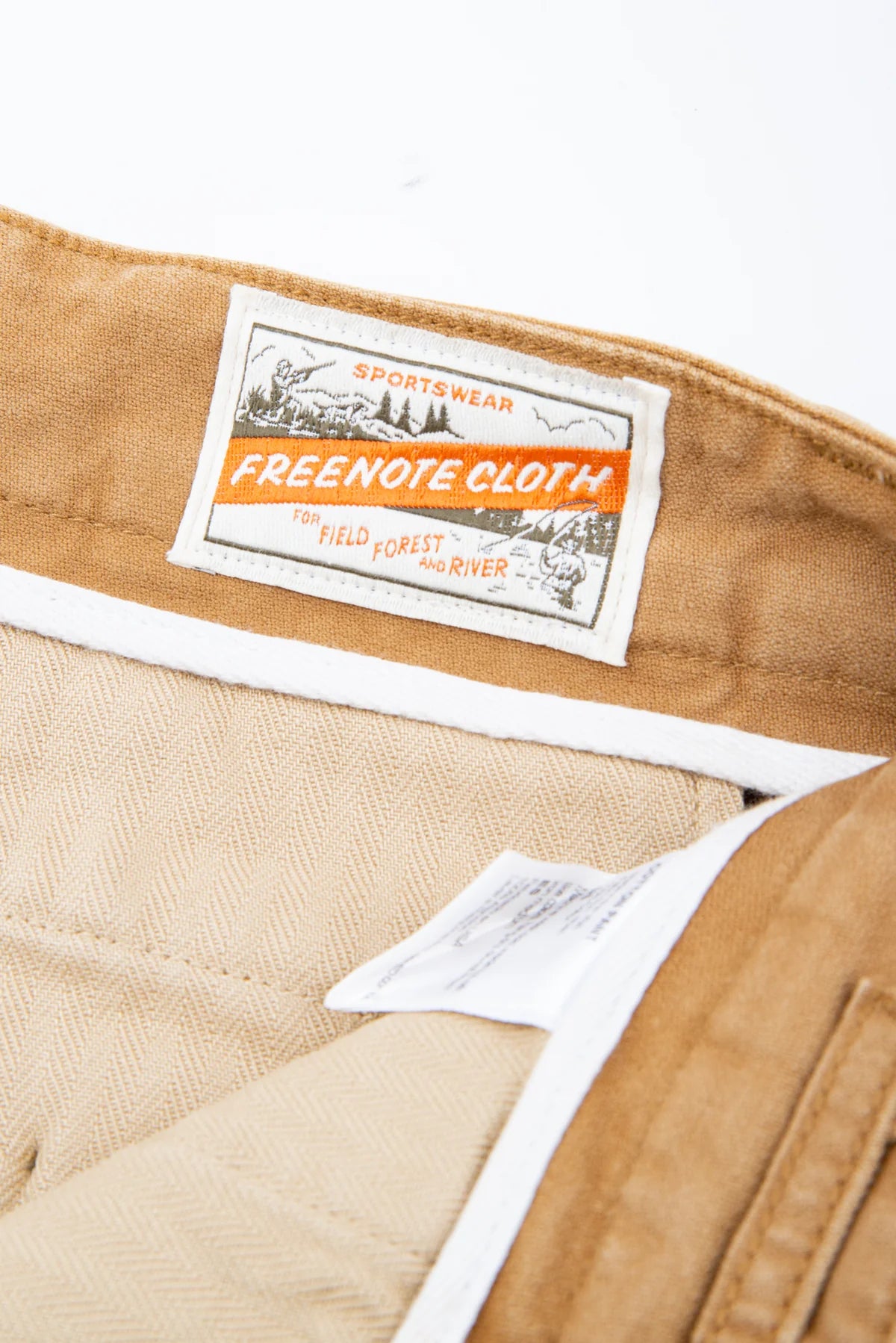 Freenote Cloth Deck Pant Straight Fit - Khaki