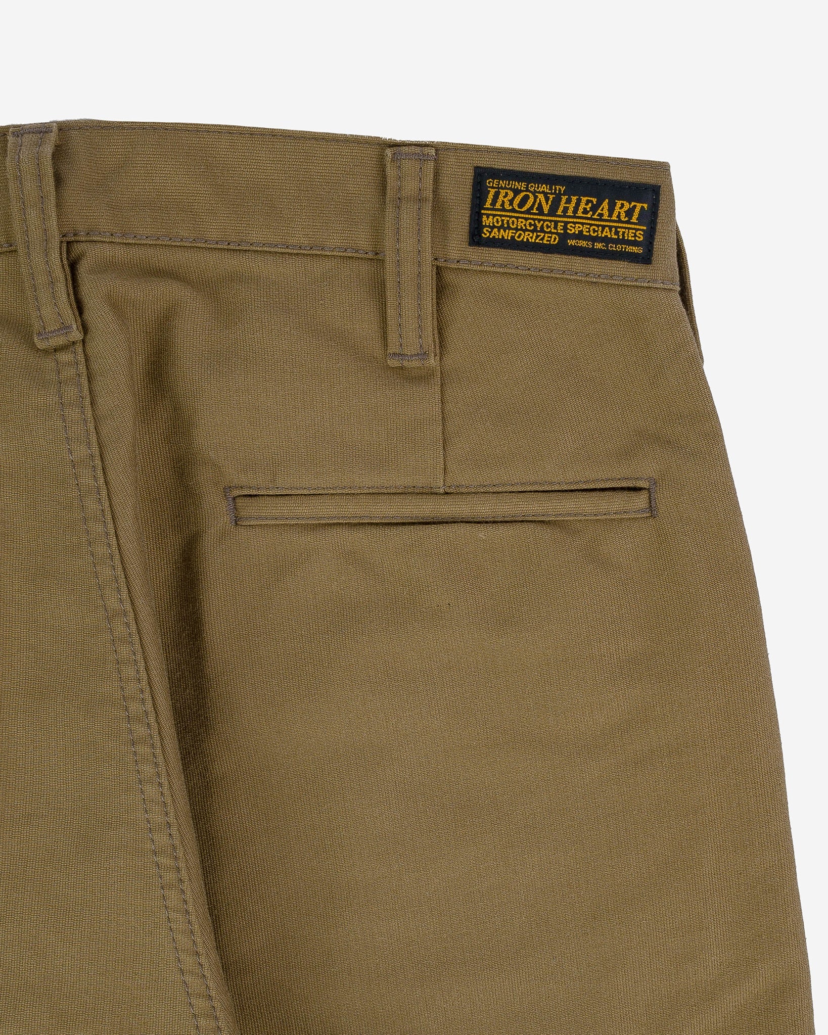 Iron Heart IH-720-KHA 11oz Cotton Whipcord Work Pants - Khaki