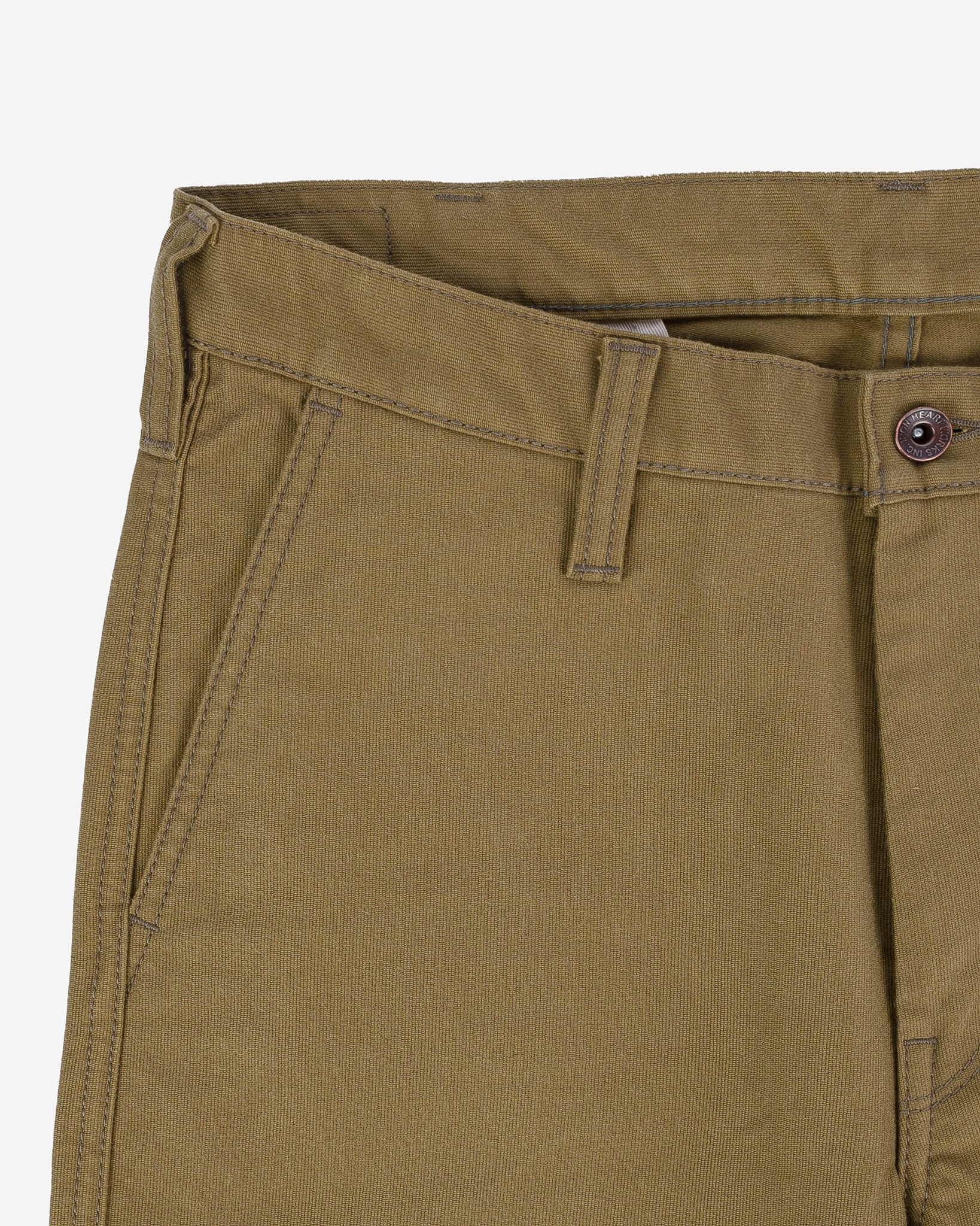 Iron Heart IH-720-KHA 11oz Cotton Whipcord Work Pants - Khaki
