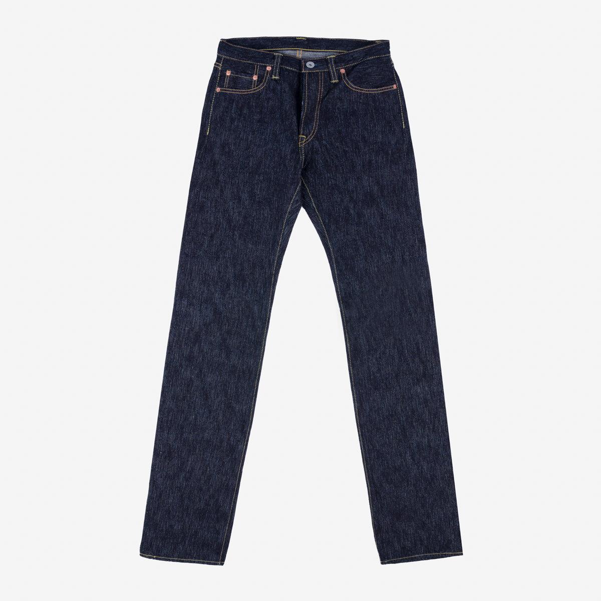 Iron Heart IH-634S-SLB 16oz Slubby Selvedge Denim Straight Cut Jeans - Indigo