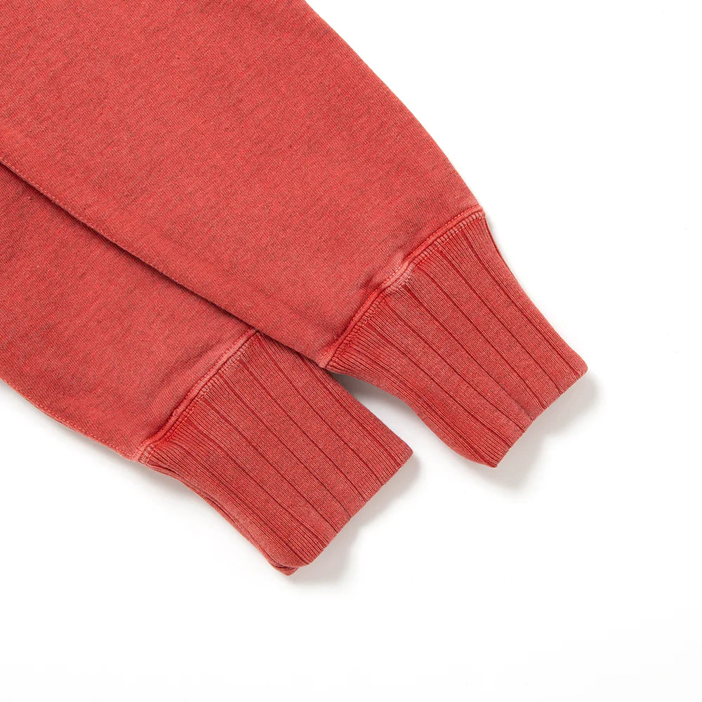 Studio D'Artisan 8188D Bengala Dyed Loopwheel Sweatshirt - Red