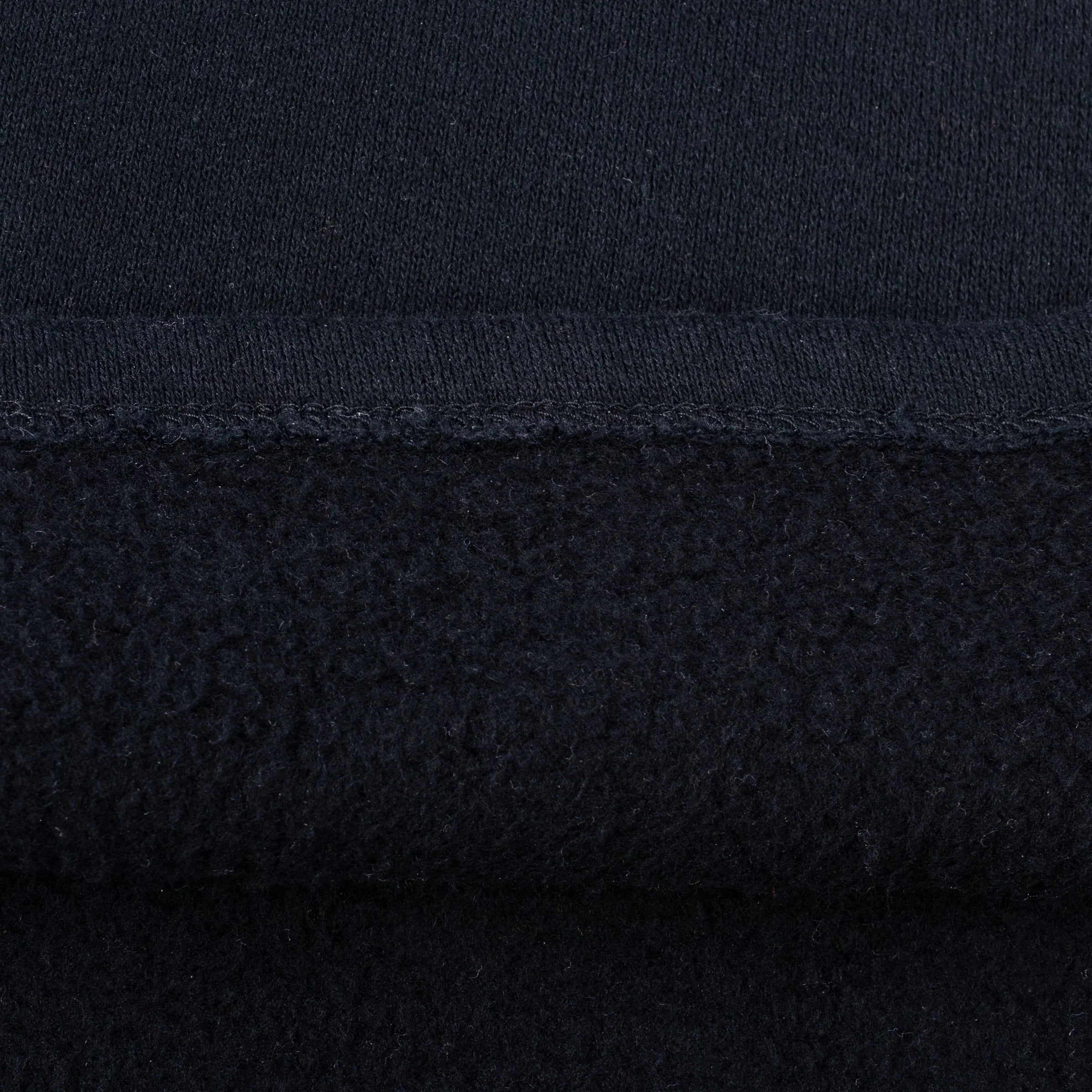 Iron Heart IHTL-2401-BLK 11oz Henley Long Sleeved Sweater - Black