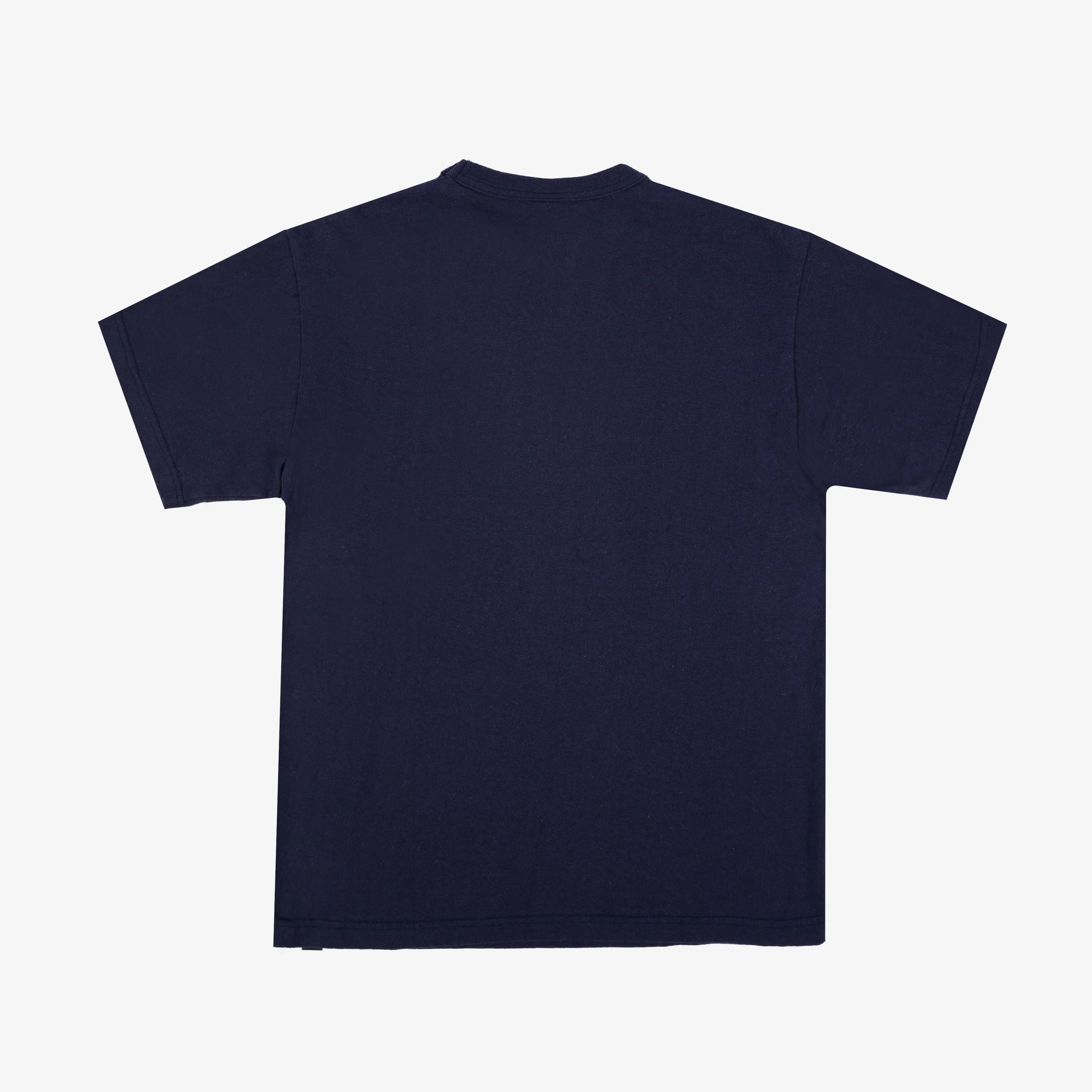 Iron Heart IHT-1610-NAV 6.5oz Loopwheel Crew Neck T-Shirt - Navy