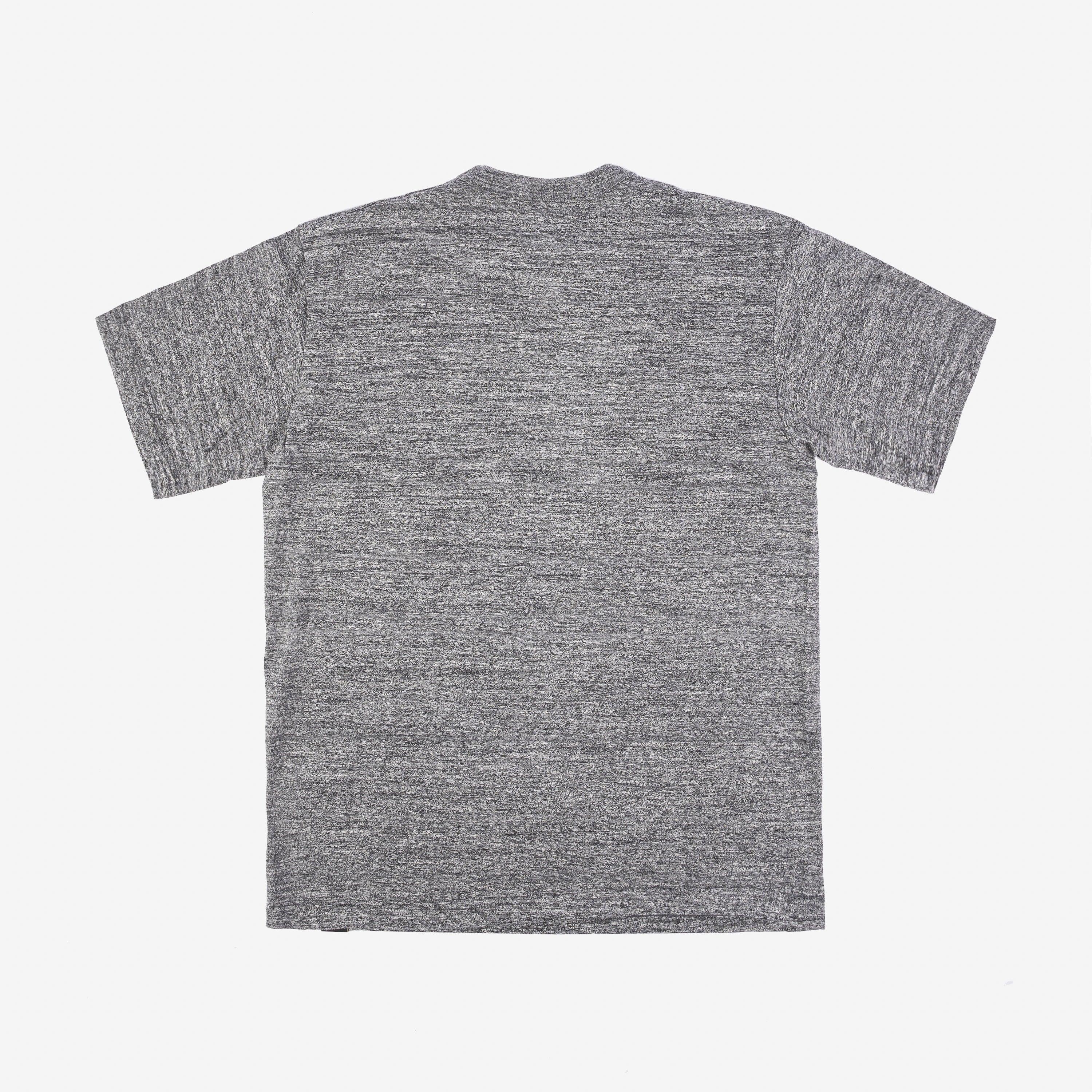 Iron Heart IHT-1610L-GRY 6.5oz Loopwheel Crew Neck T-Shirt (Longer Body) - Grey