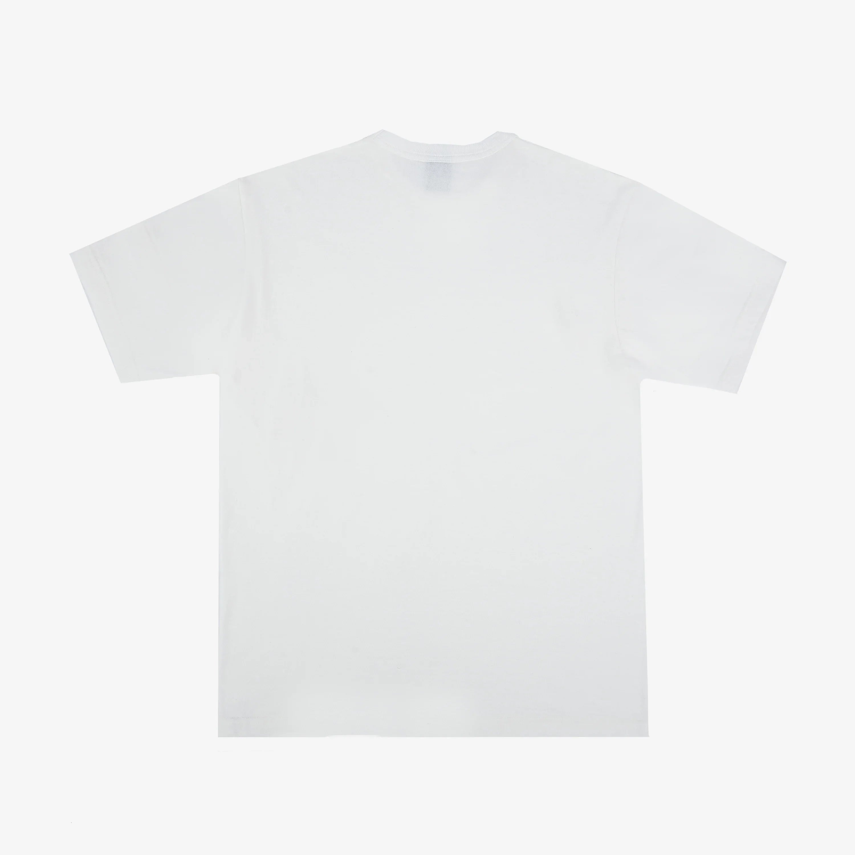 Iron Heart IHT-1610L-WHT 6.5oz Loopwheel Crew Neck T-Shirt (Longer Body) - White