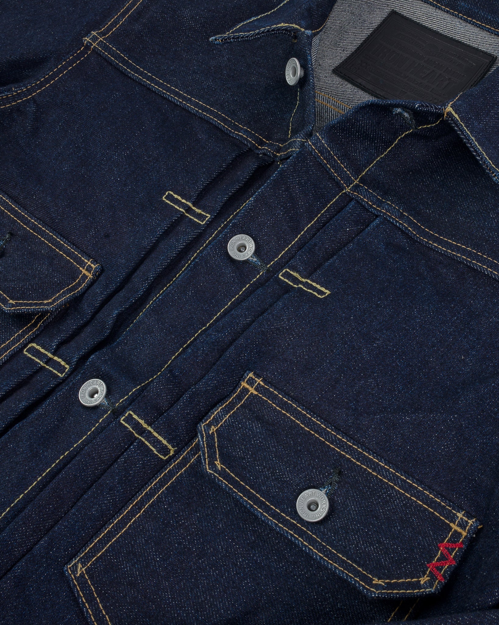 Iron Heart IHJ-139-IND 19oz Selvedge Denim Type II Jacket - Indigo
