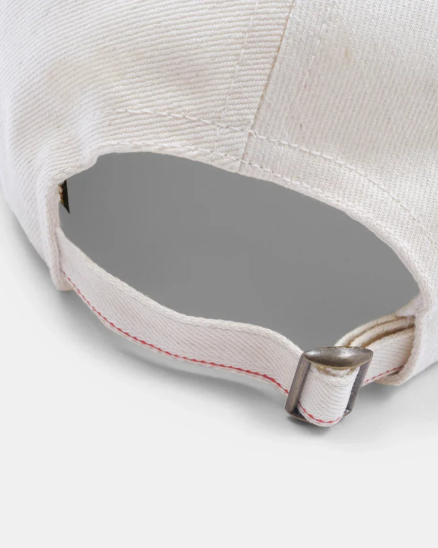 Dehen 1920 Unstructured 2-Tone Baseball Hat - Natural Selvedge Denim & Indigo Sashiko