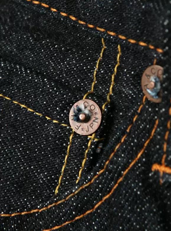 The Flat Head FN-3004 14.5oz Wide Tapered Selvedge Denim - Indigo