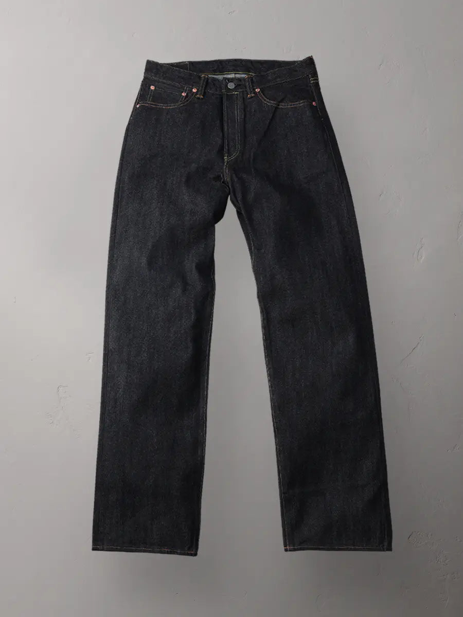 The Flat Head FN-D111 14.5oz Left Hand Twill Wide Leg Selvedge Denim - Indigo