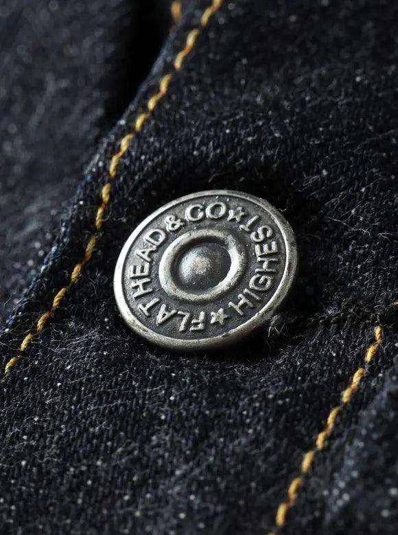 The Flat Head FN-OJ-D002 14.5oz Selvedge Denim Type II Jacket - Indigo