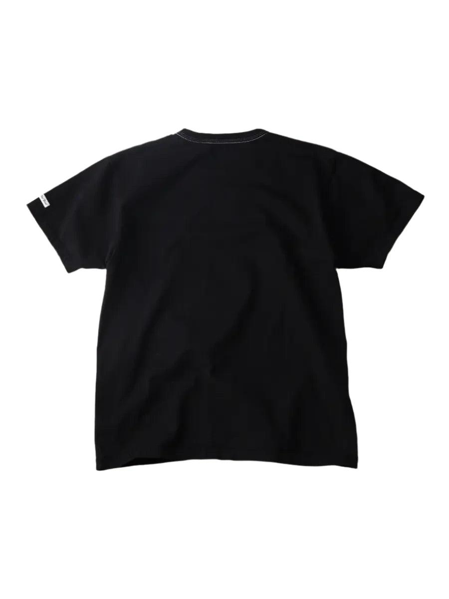 The Flat Head FN-THC-101 9oz Heavyweight Tee - Black