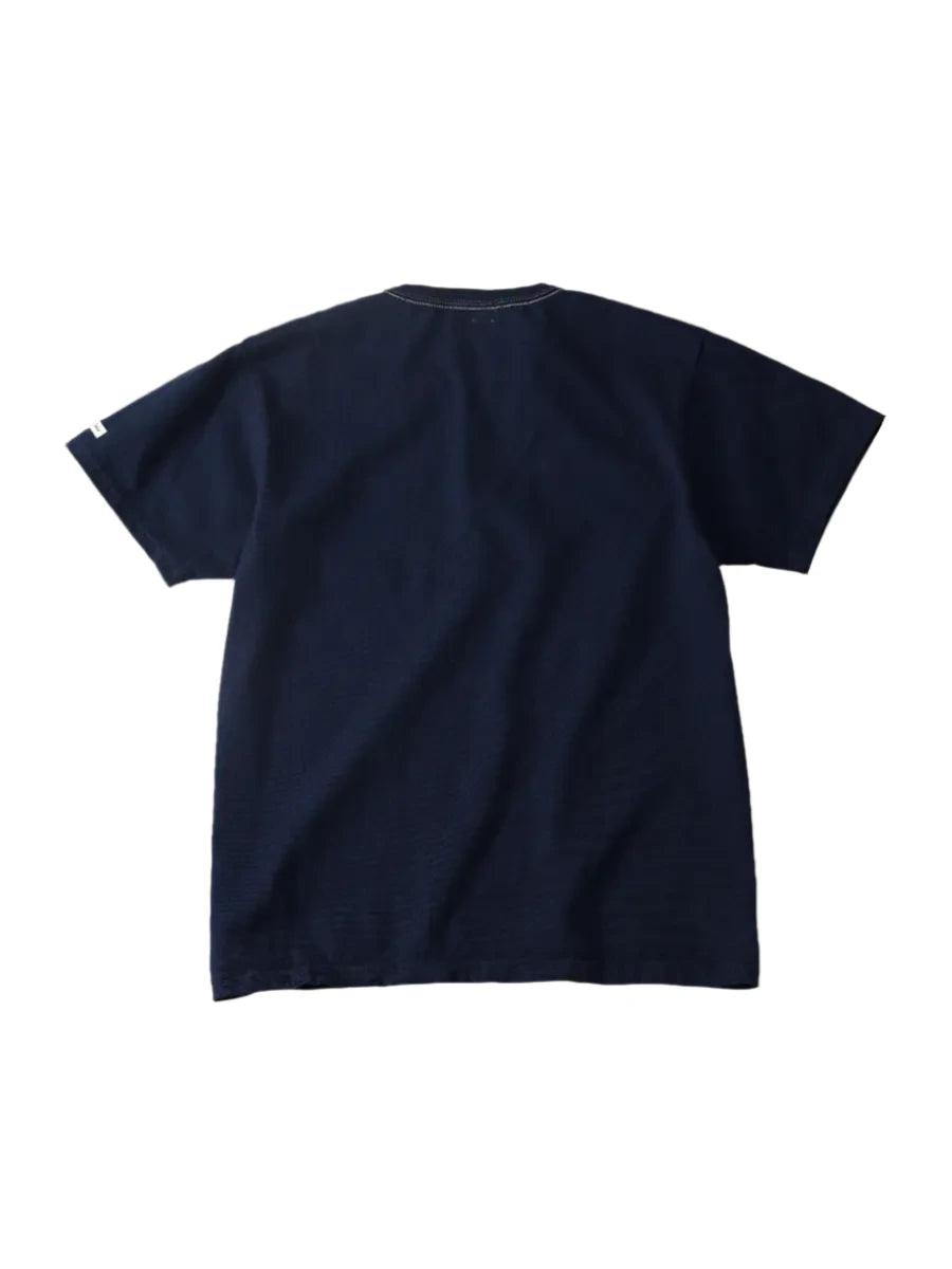 The Flat Head FN-THC-001 9oz Heavyweight Tee - Navy
