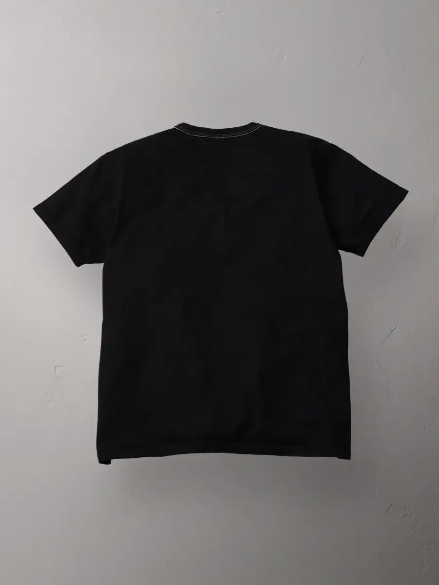 The Flat Head FN-THC-101 9oz Heavyweight Tee - Black
