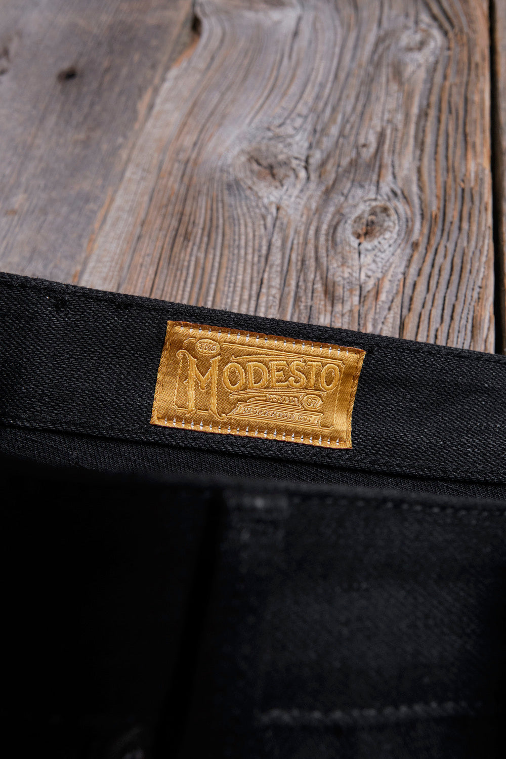 Freenote Cloth Modesto Wide Leg - 17oz Double Black Slub