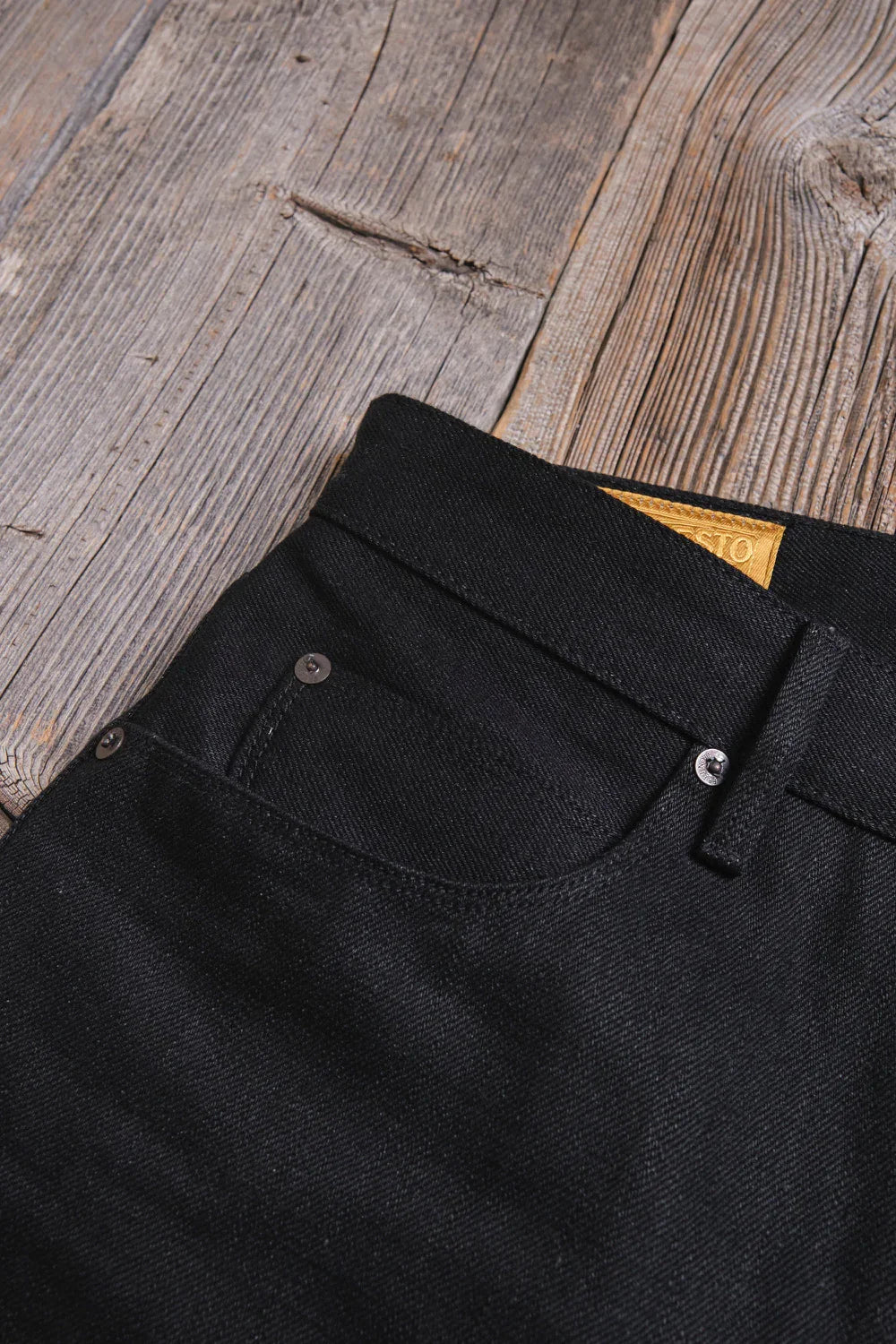 Freenote Cloth Modesto Wide Leg - 17oz Double Black Slub