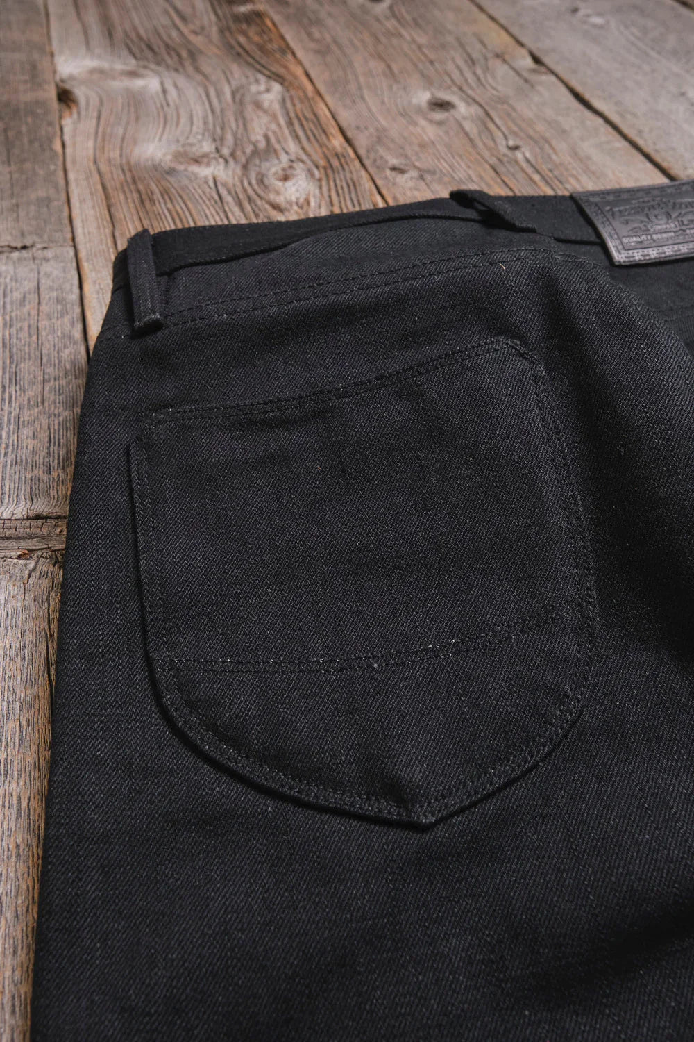 Freenote Cloth Modesto Wide Leg - 17oz Double Black Slub
