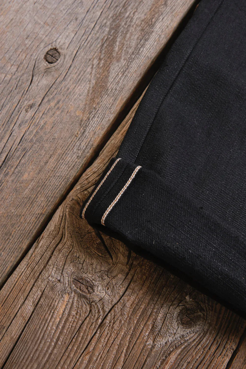 Freenote Cloth Modesto Wide Leg - 17oz Double Black Slub