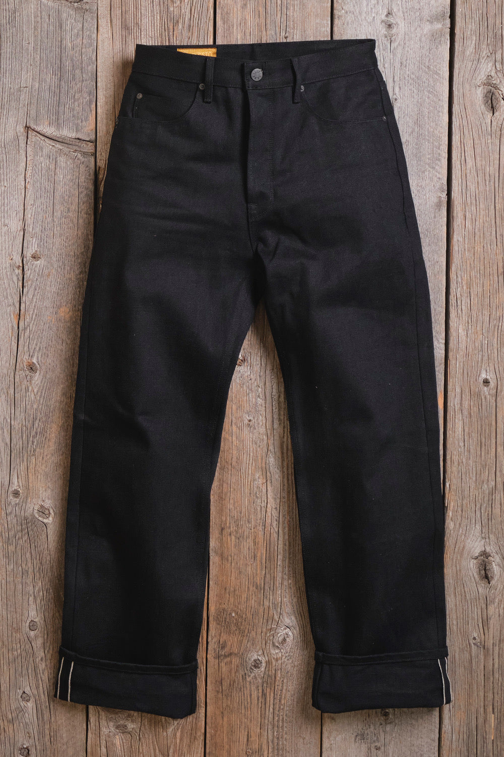 Freenote Cloth Modesto Wide Leg - 17oz Double Black Slub