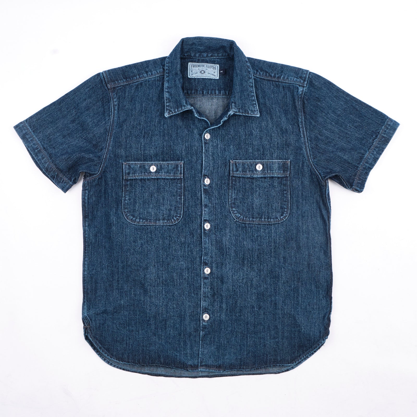 Freenote Cloth Dayton Shirt - Indigo Stonewash