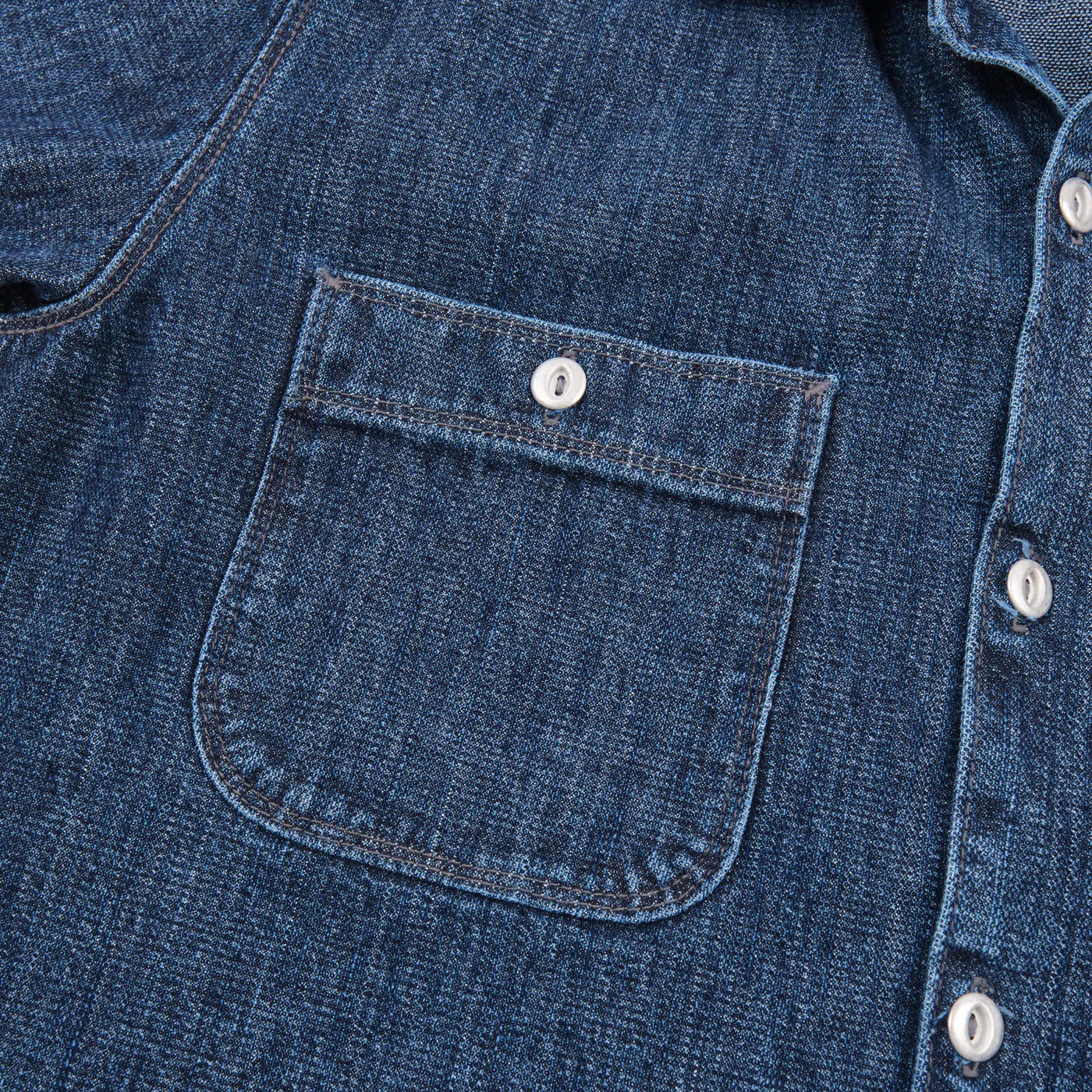 Freenote Cloth Dayton Shirt - Indigo Stonewash