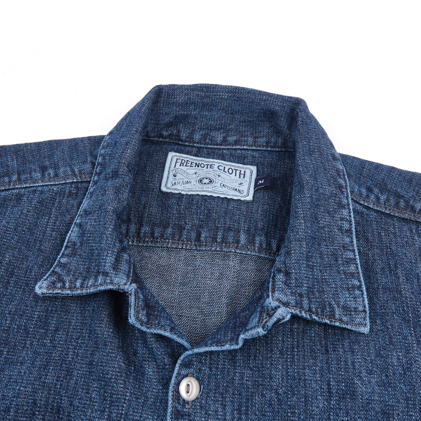 Freenote Cloth Dayton Shirt - Indigo Stonewash