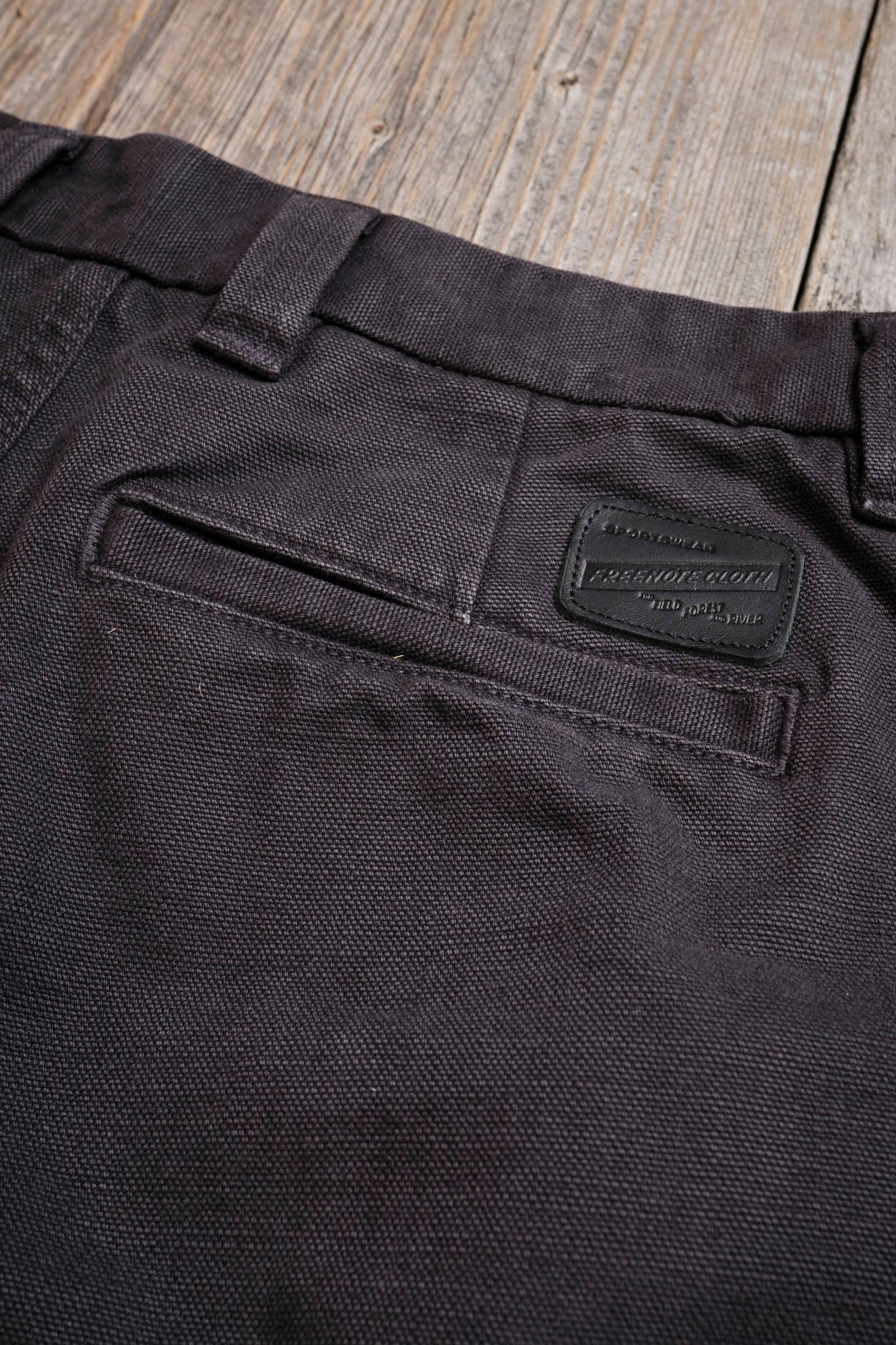 Freenote Cloth Deck Pant Straight Fit 14oz Slub - Black