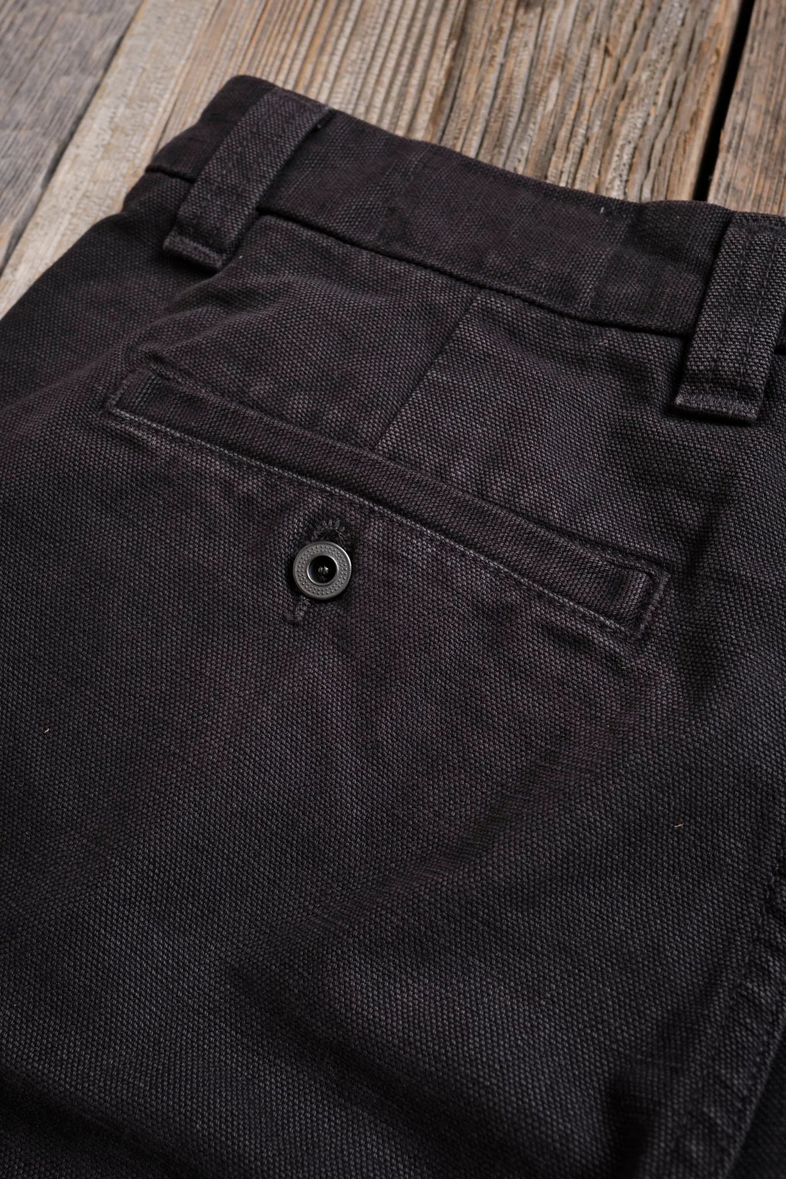 Freenote Cloth Deck Pant Straight Fit 14oz Slub - Black