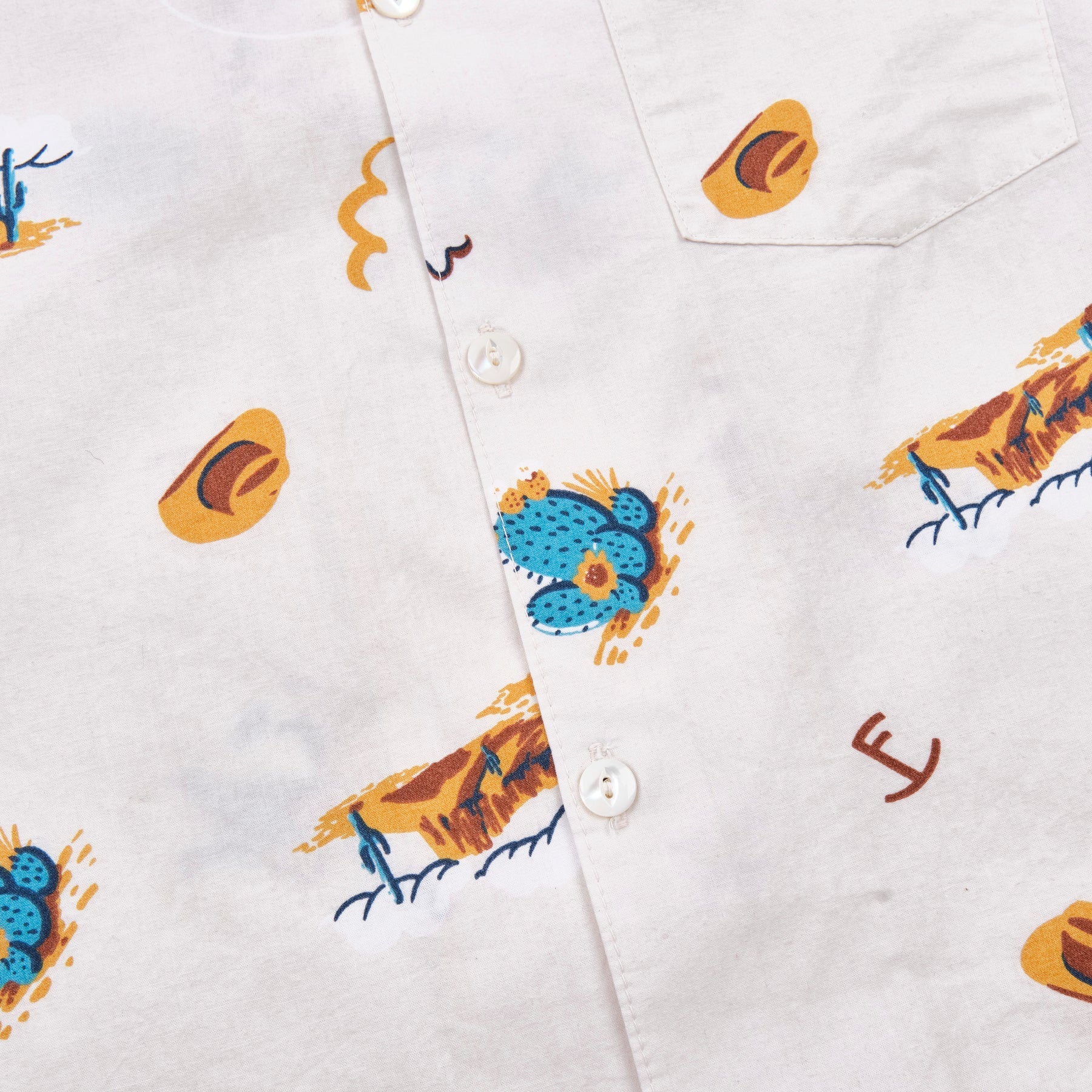 Freenote Cloth Hawaiian Cowboy Shirt - Tan