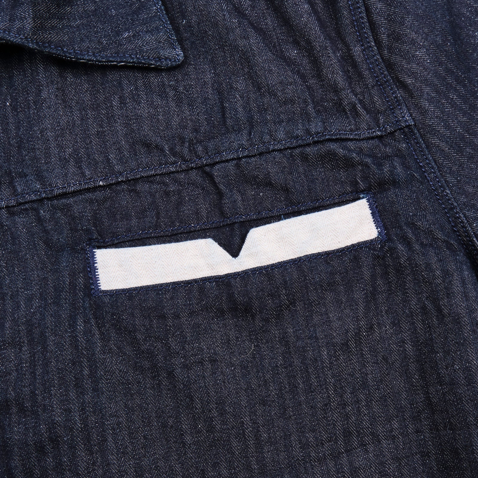 Freenote Cloth Yorba Shirt - Navy Herringbone