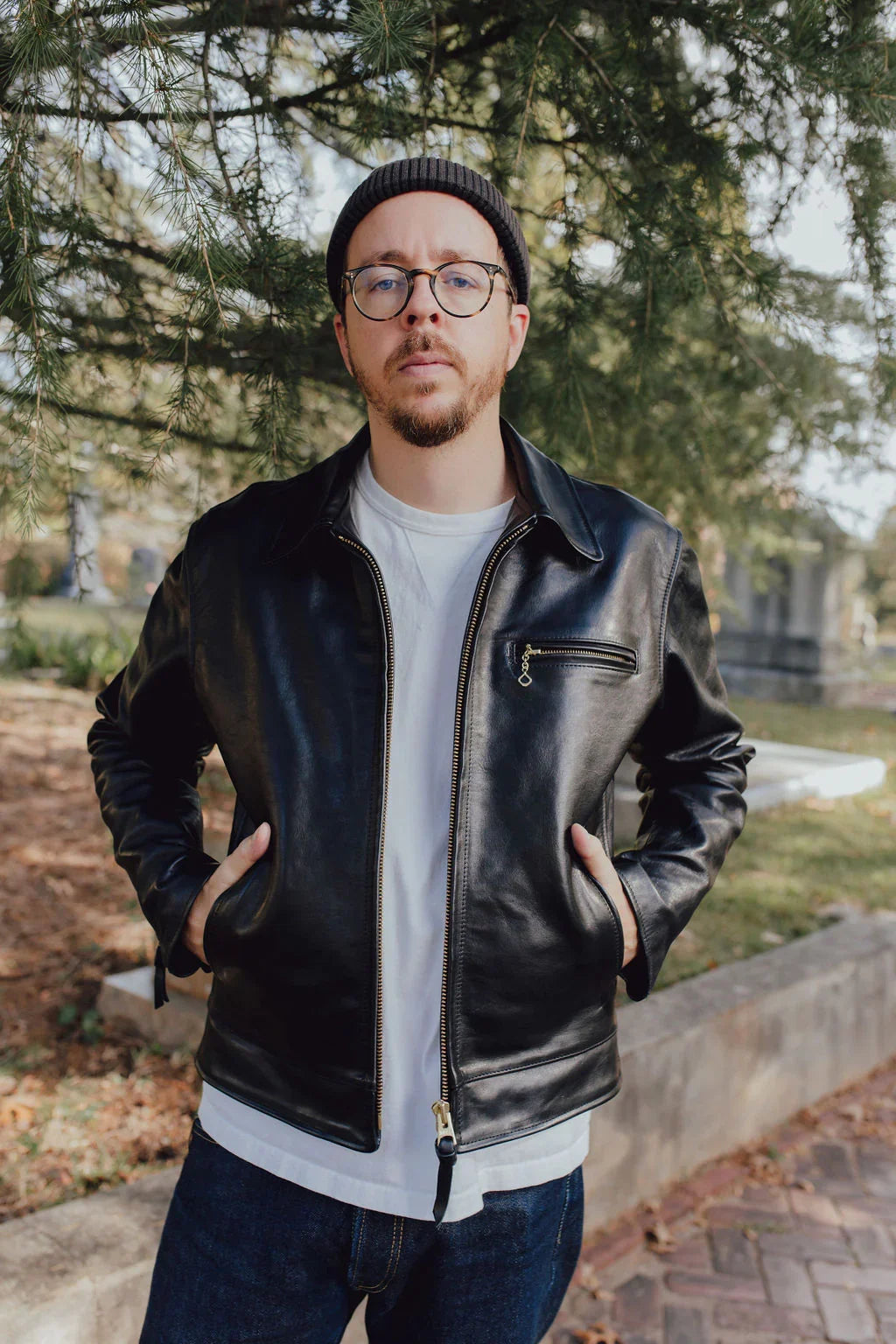 Simmons Bilt “Resurgent” Leather Jacket – Black Japanese Horsehide