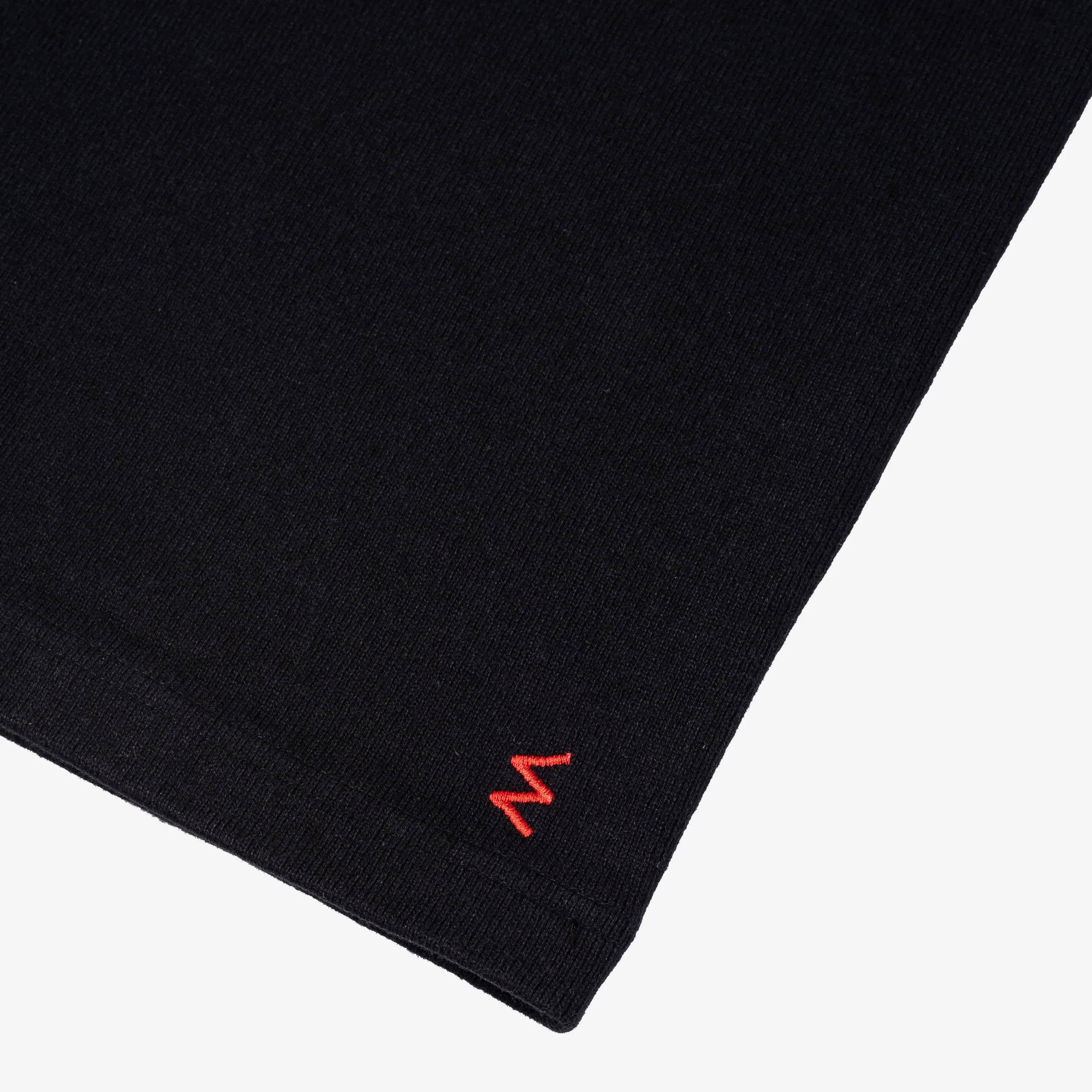 Iron Heart IHT-1600-BLK 11oz Cotton Knit Crew Neck T-Shirt - Black