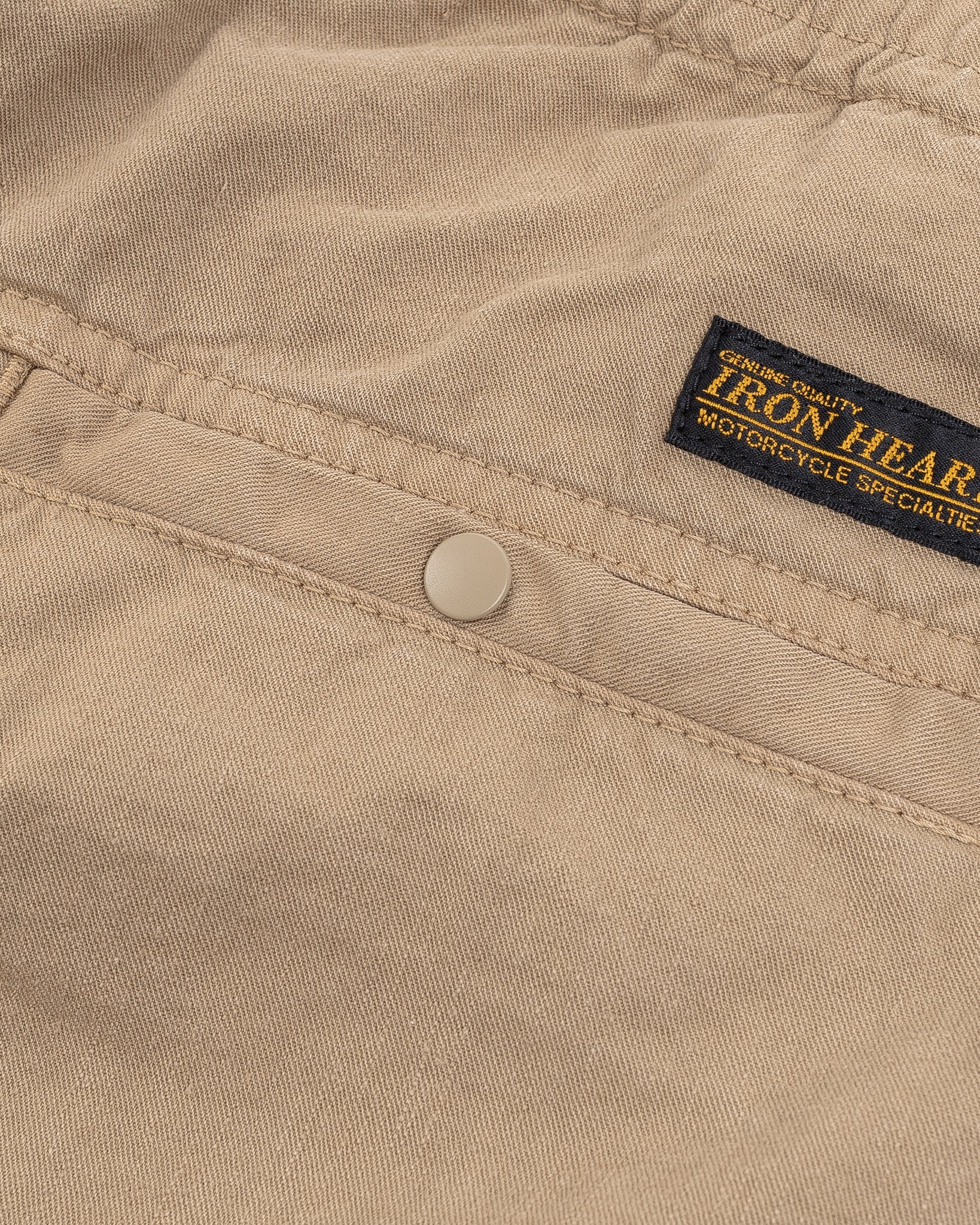 Iron Heart IH-729-KHA Cotton Easy Shorts - Khaki