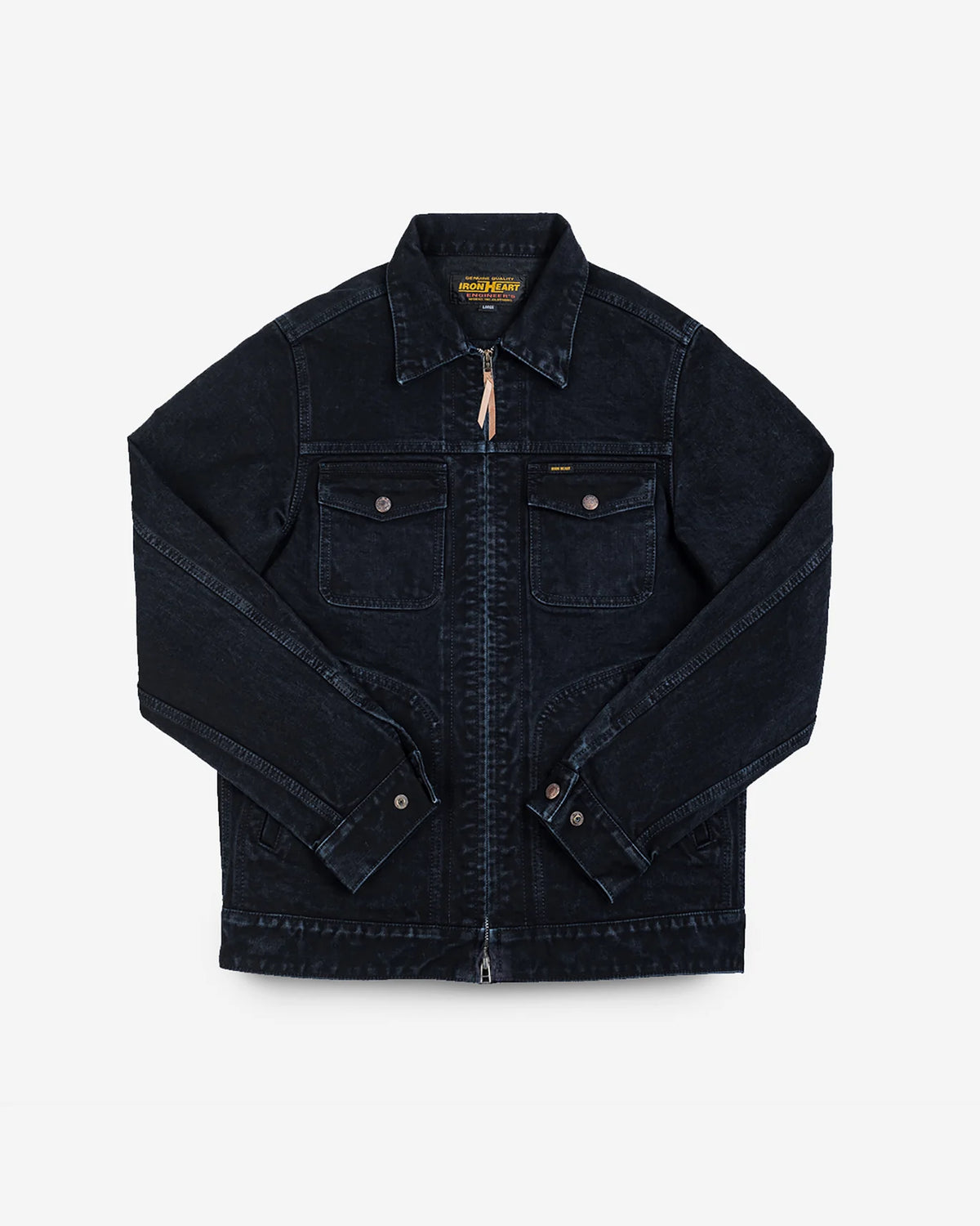 Iron Heart IHJ-123-OD 14oz Broken Twill Selvedge Denim Work Jacket