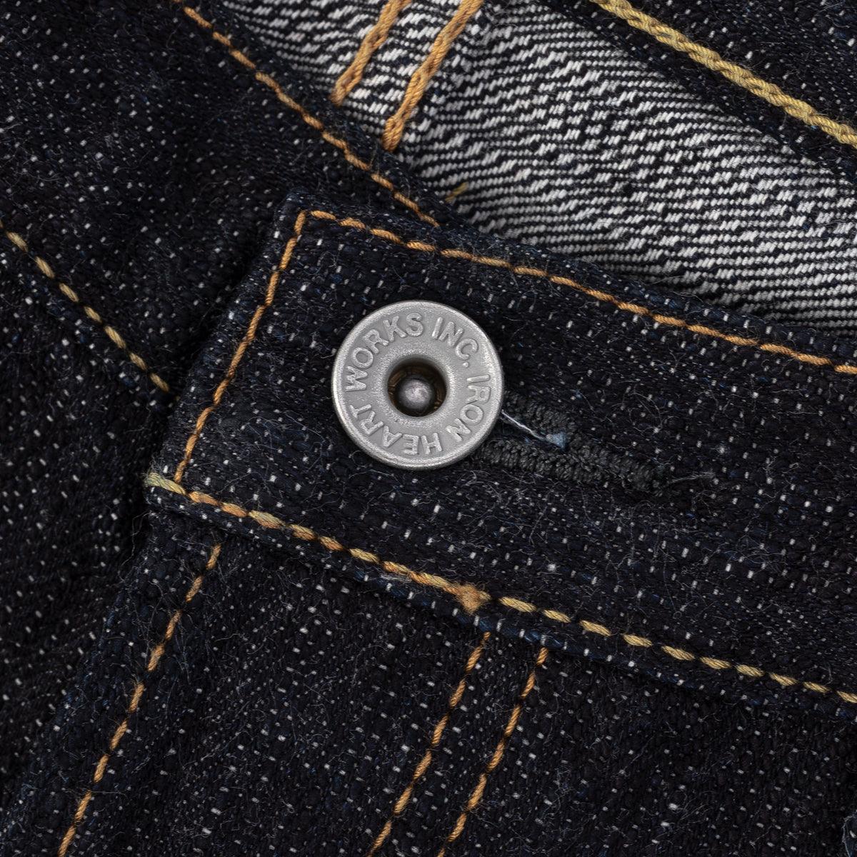 Iron Heart IH-634S-SLB 16oz Slubby Selvedge Denim Straight Cut Jeans - Indigo