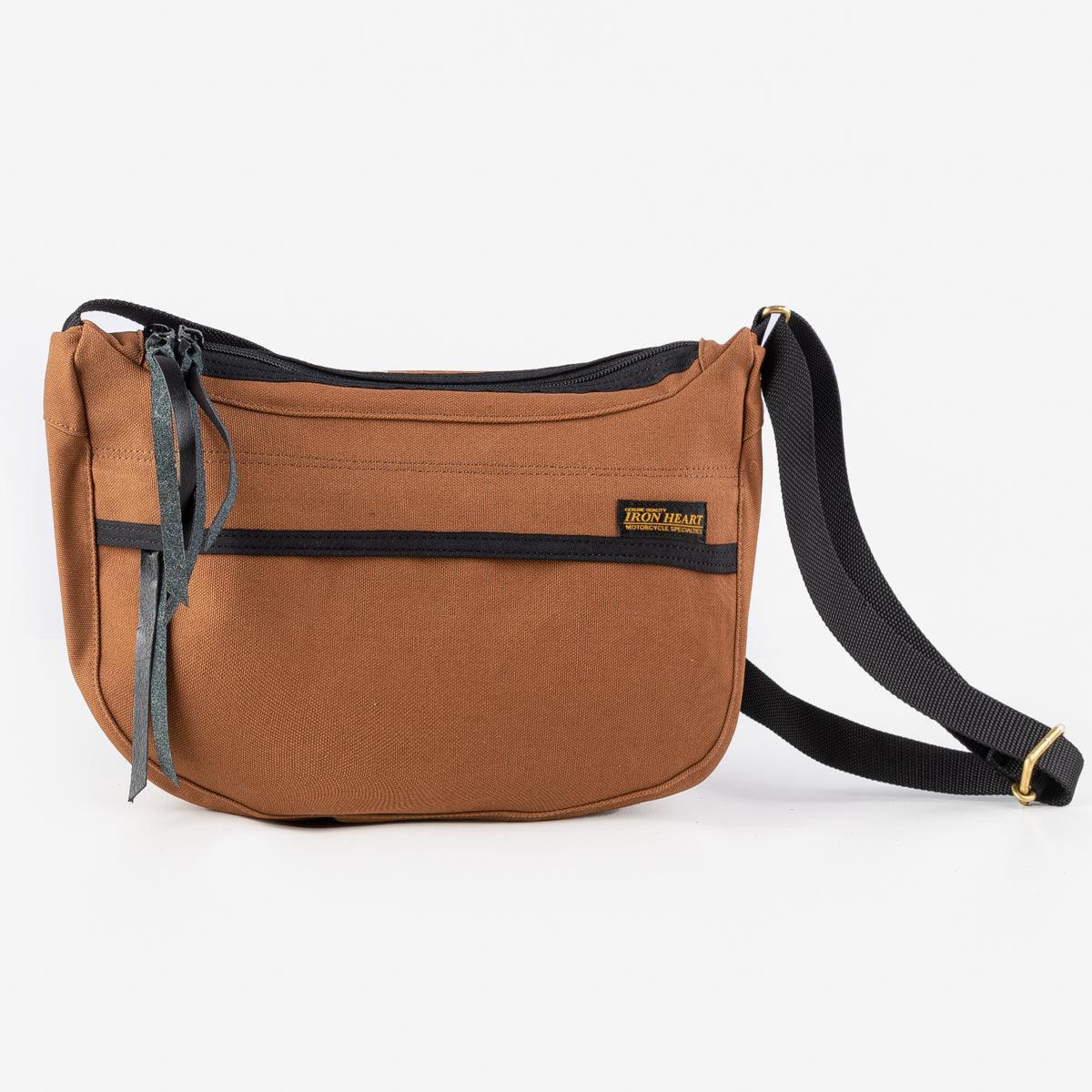 Iron Heart IHE-19-BRN 17oz Duck Small Shoulder Bag - Brown