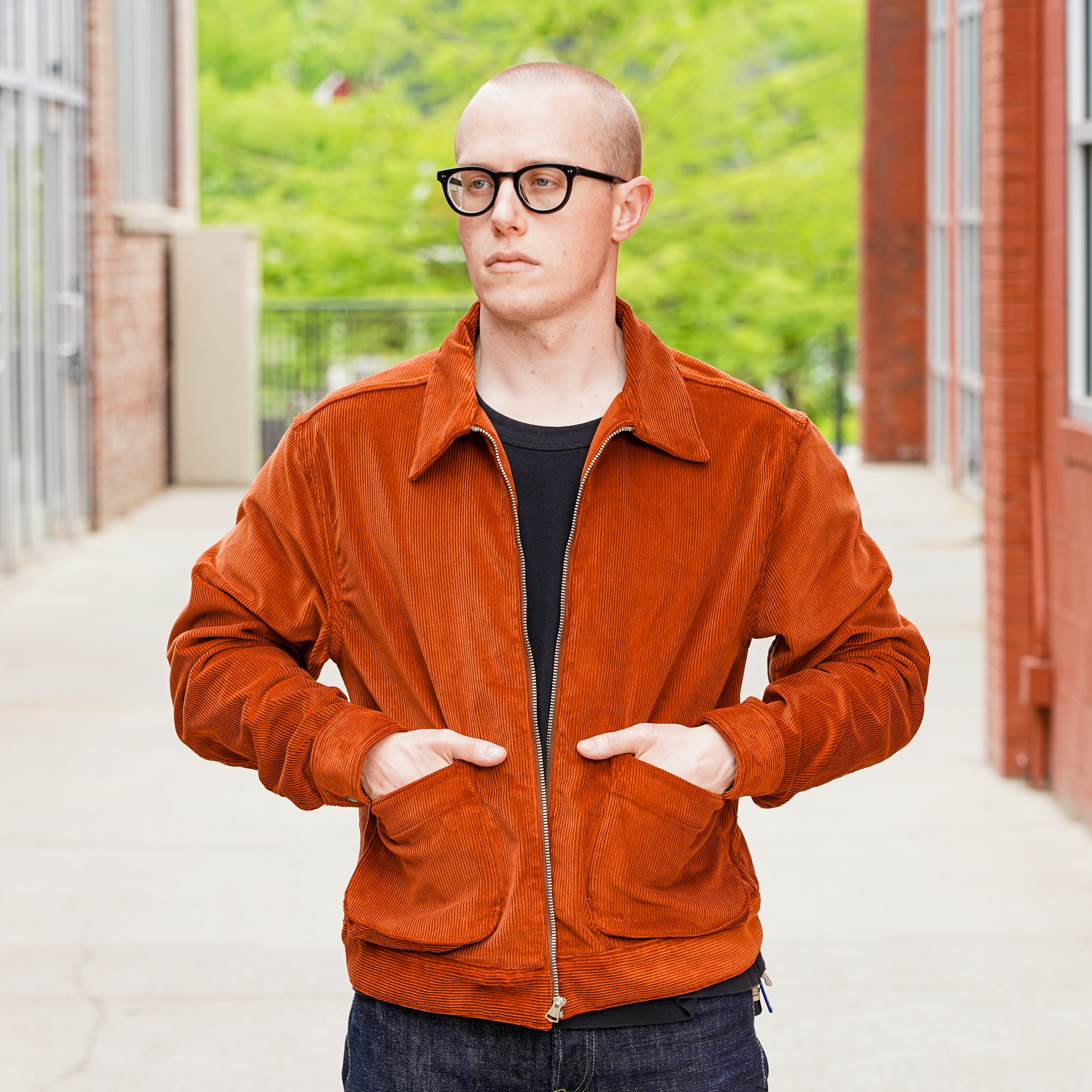 Freenote Cloth Meeks Jacket - Terracotta Corduroy