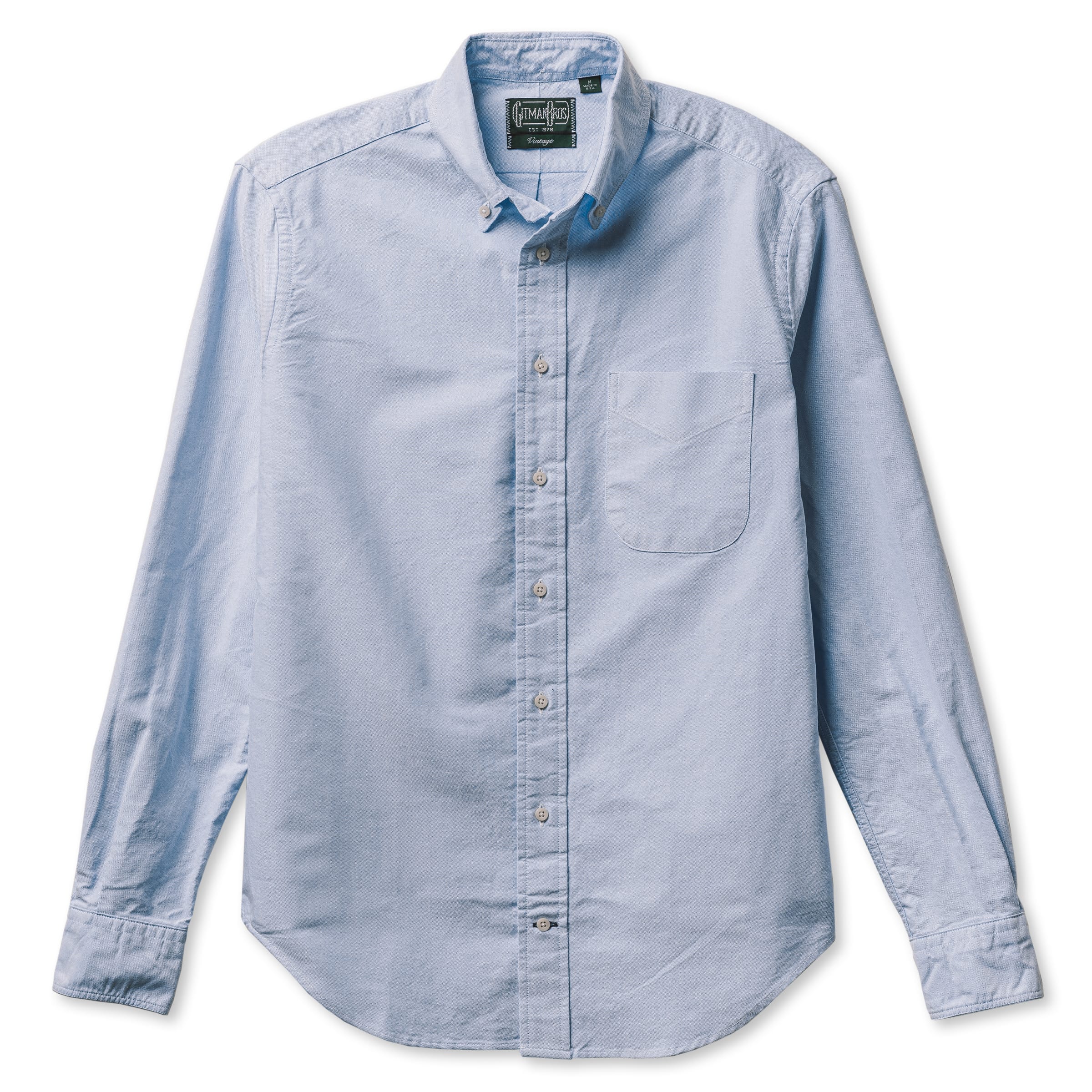 Gitman Vintage Classic Oxford Shirt - Blue