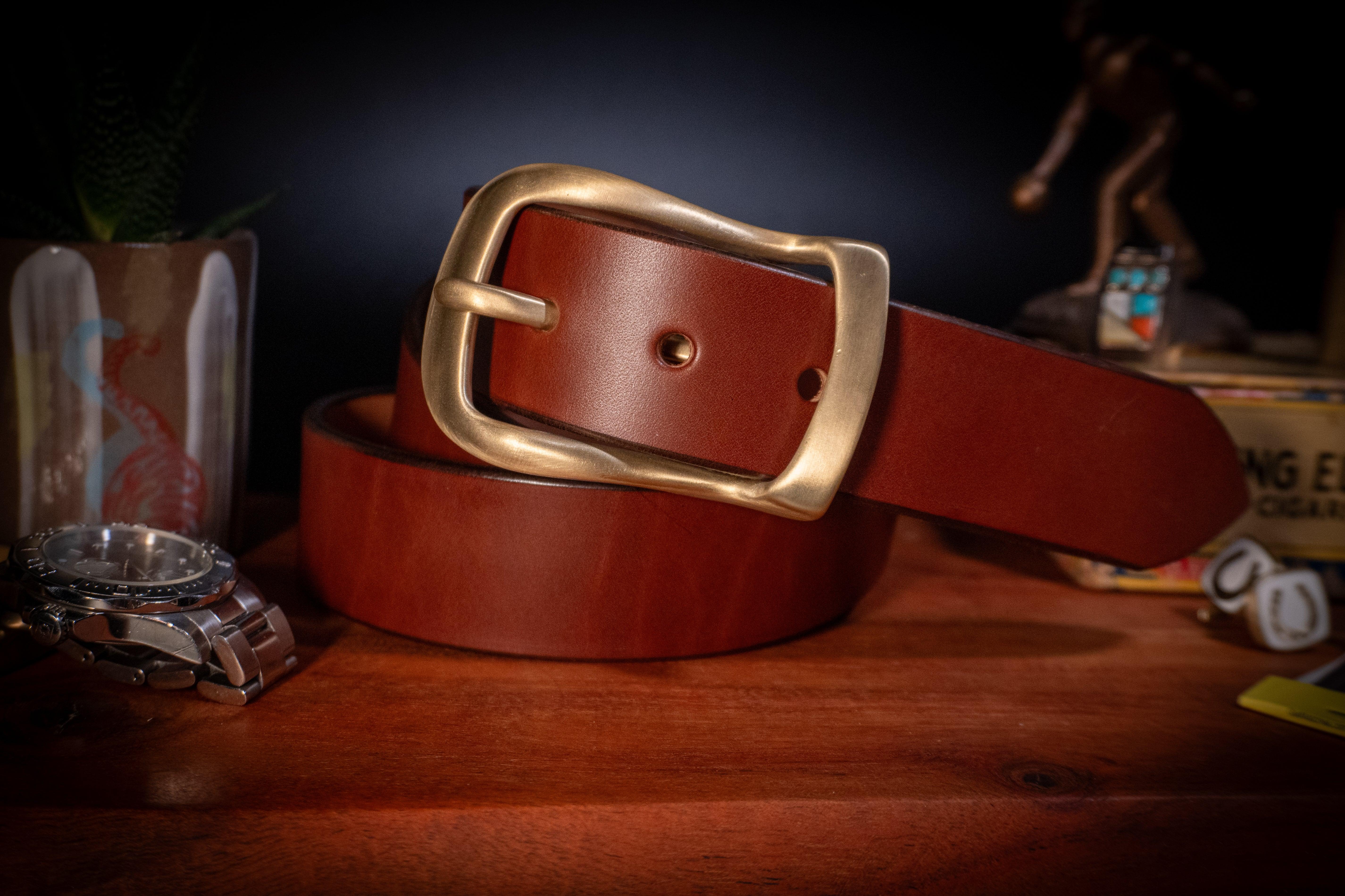 Keller Goods V2 1.5" Leather Belt - Brown