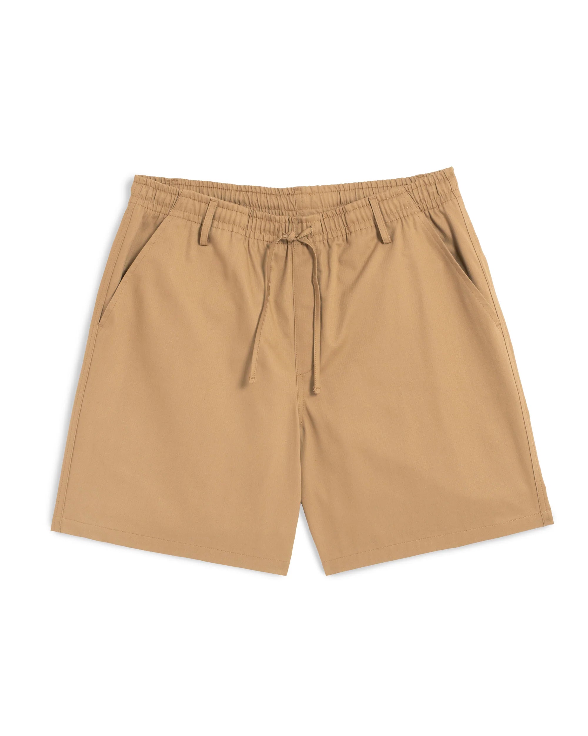 Bather Leisure Short - Khaki Herringbone