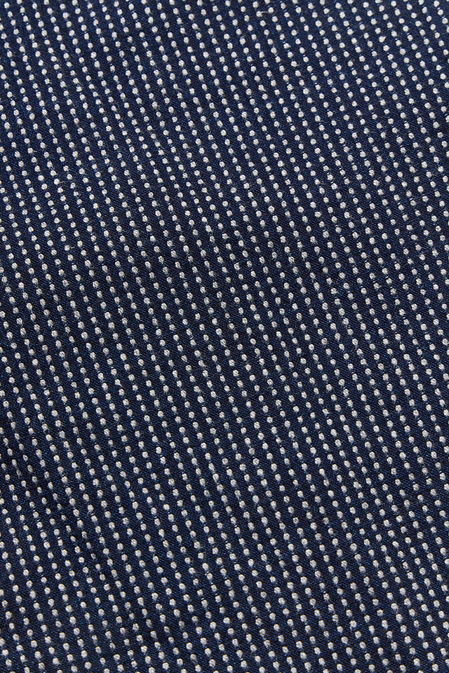 Pure Blue Japan Stitch Stripe Comfortable Trousers - Indigo