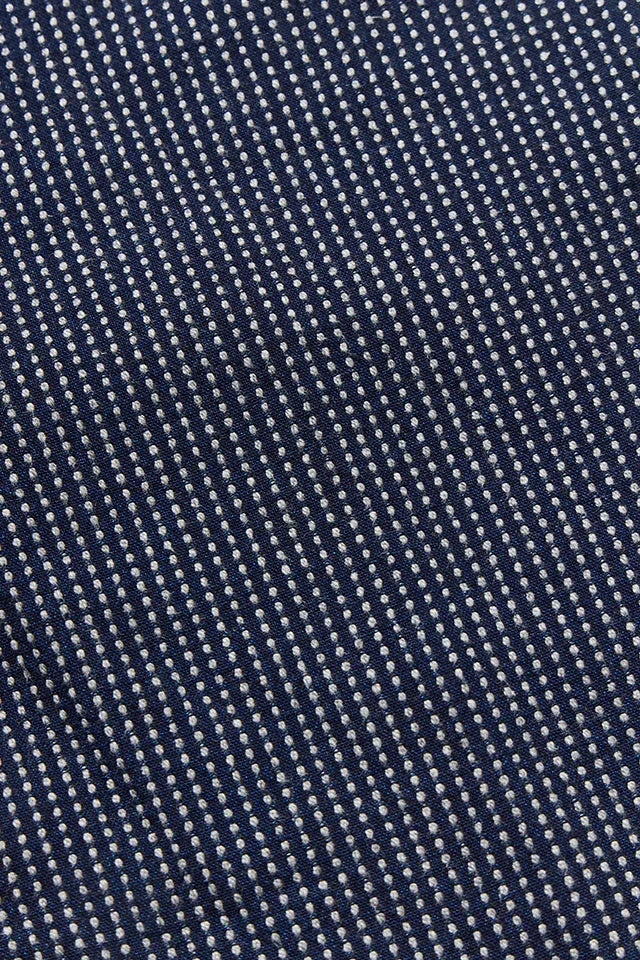 Pure Blue Japan Stitch Stripe Comfortable Trousers - Indigo