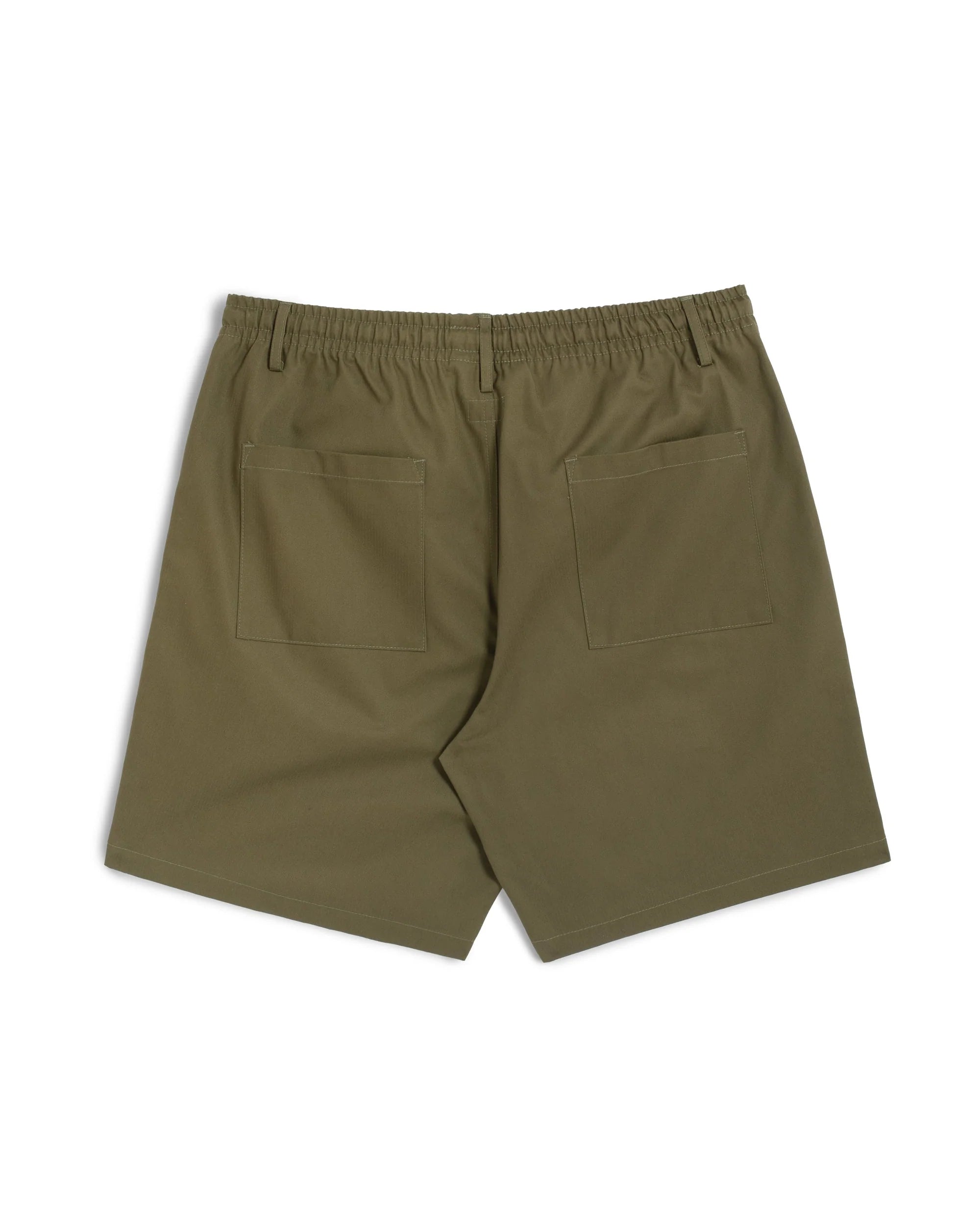 Bather Leisure Short - Olive Herringbone