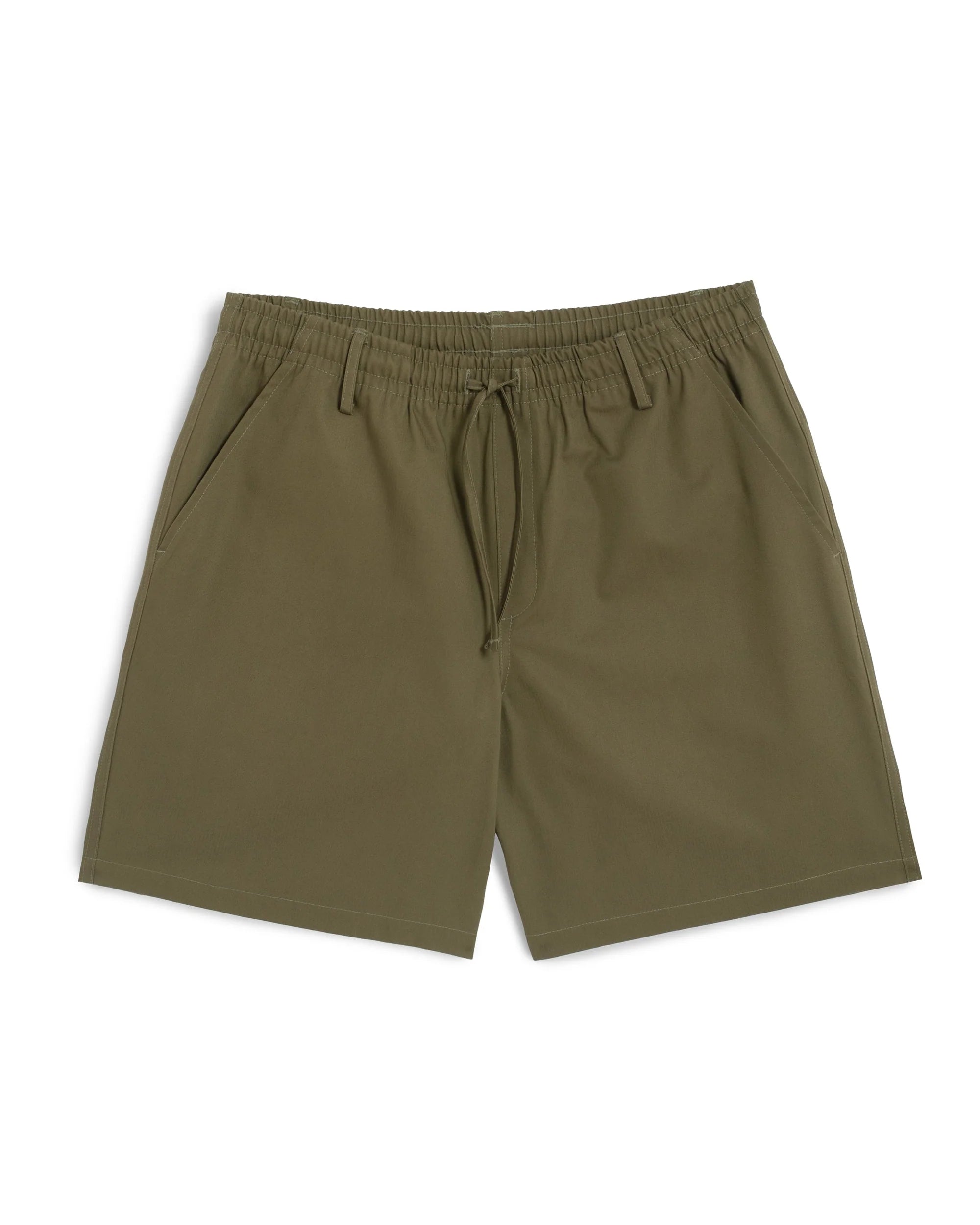 Bather Leisure Short - Olive Herringbone