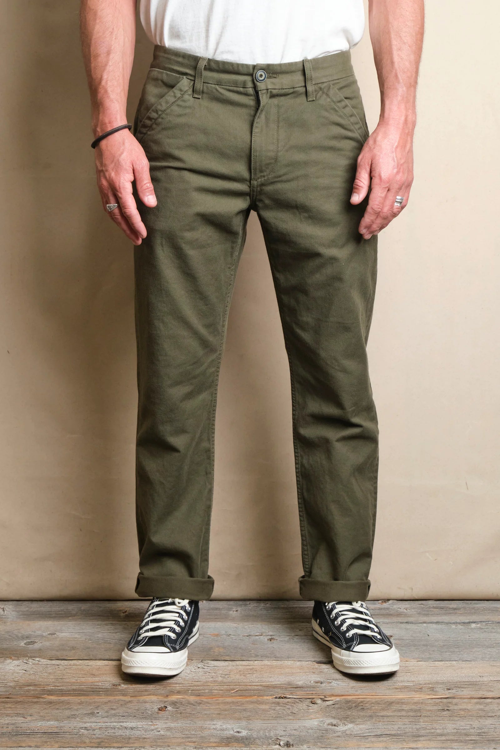Freenote Cloth Workers Chino- Olive