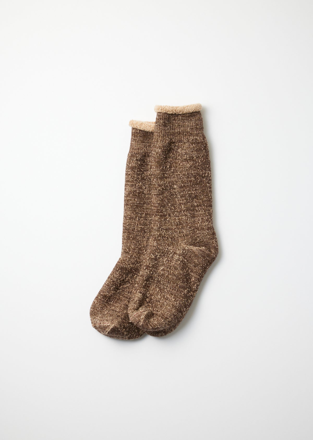 ROTOTO Double Face Merino Wool / Cotton Pile Crew Socks
