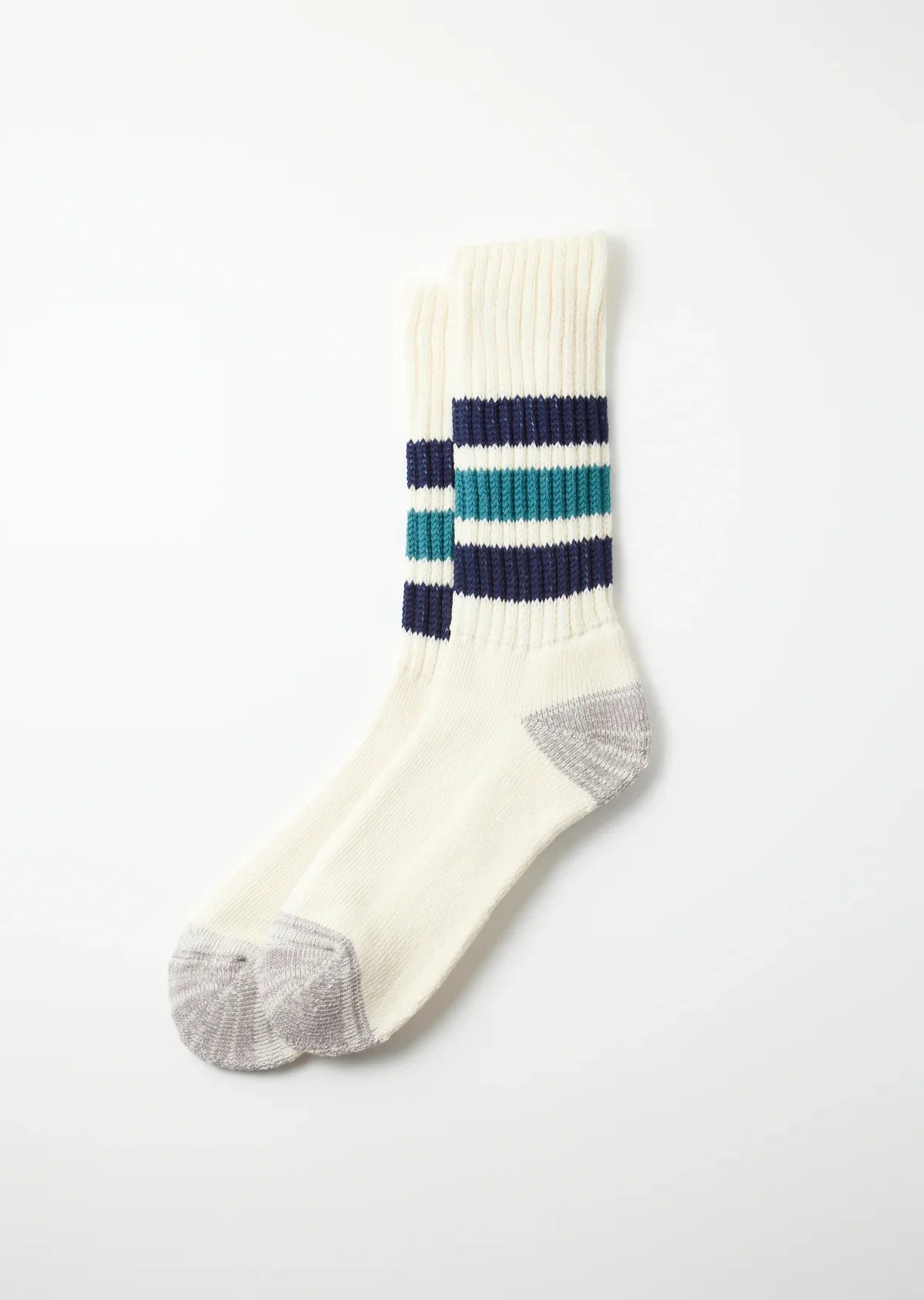 ROTOTO Ribbed Old School Crew Socks
