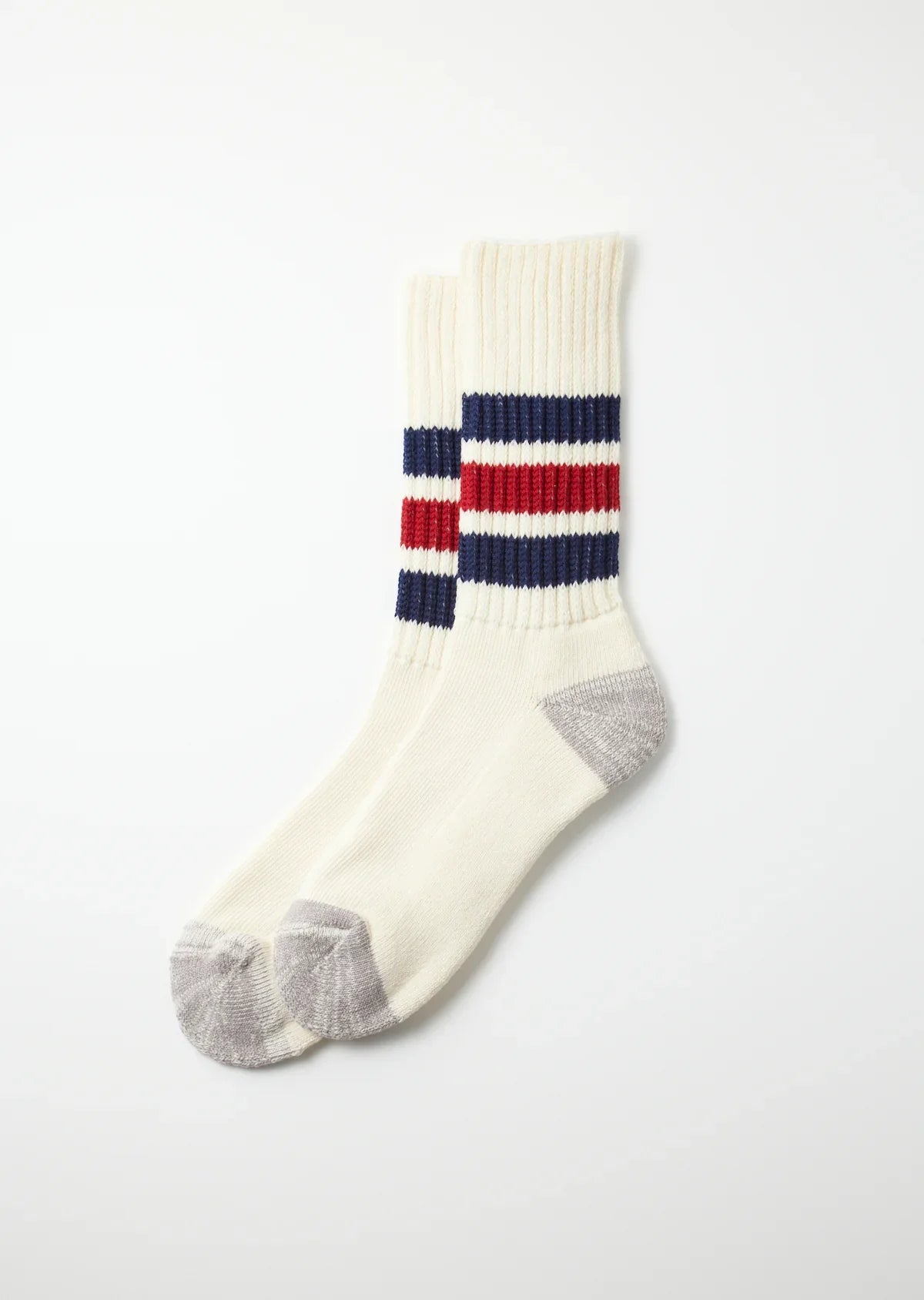 ROTOTO Ribbed Old School Crew Socks
