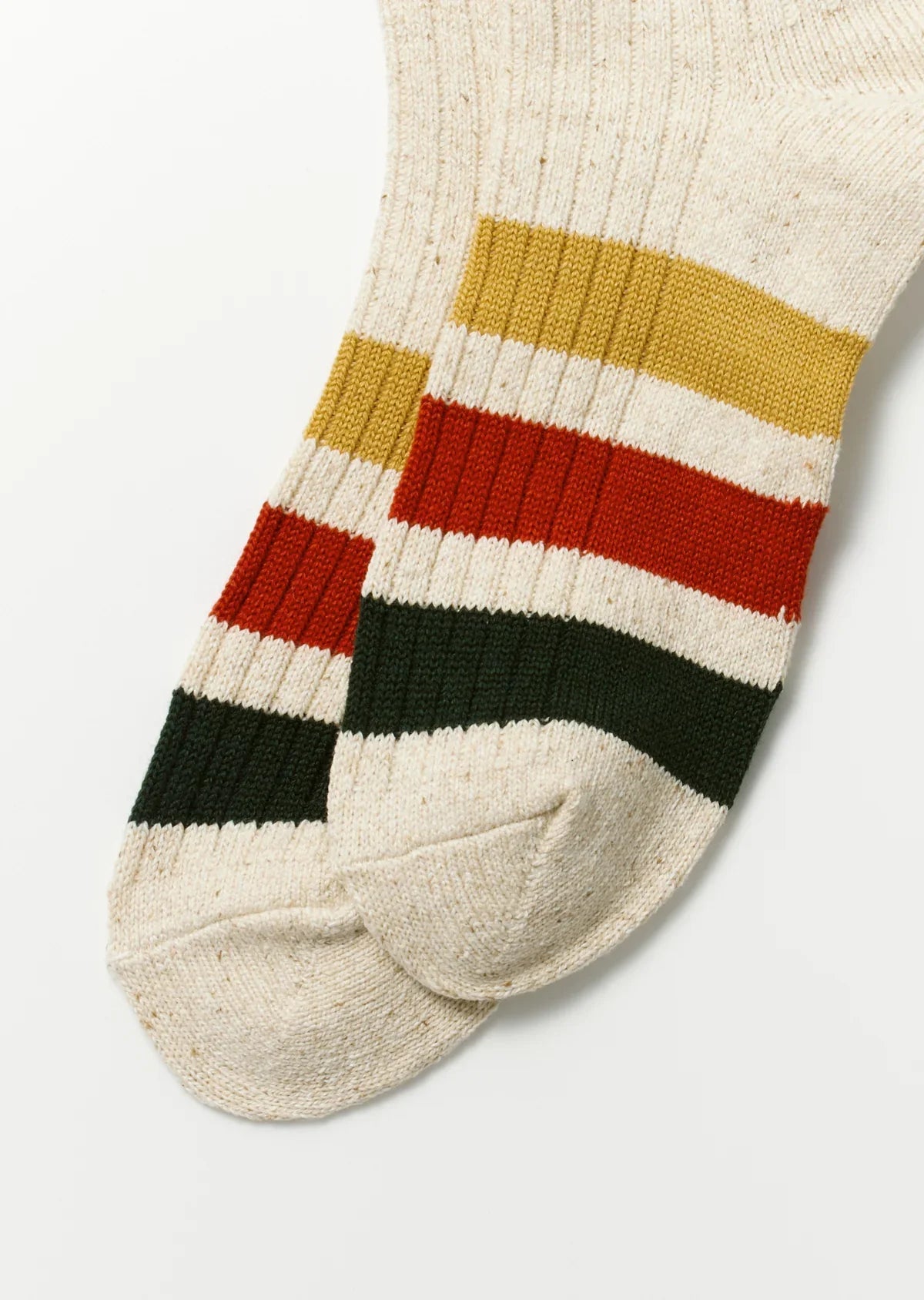 ROTOTO Park Stripe Crew Socks