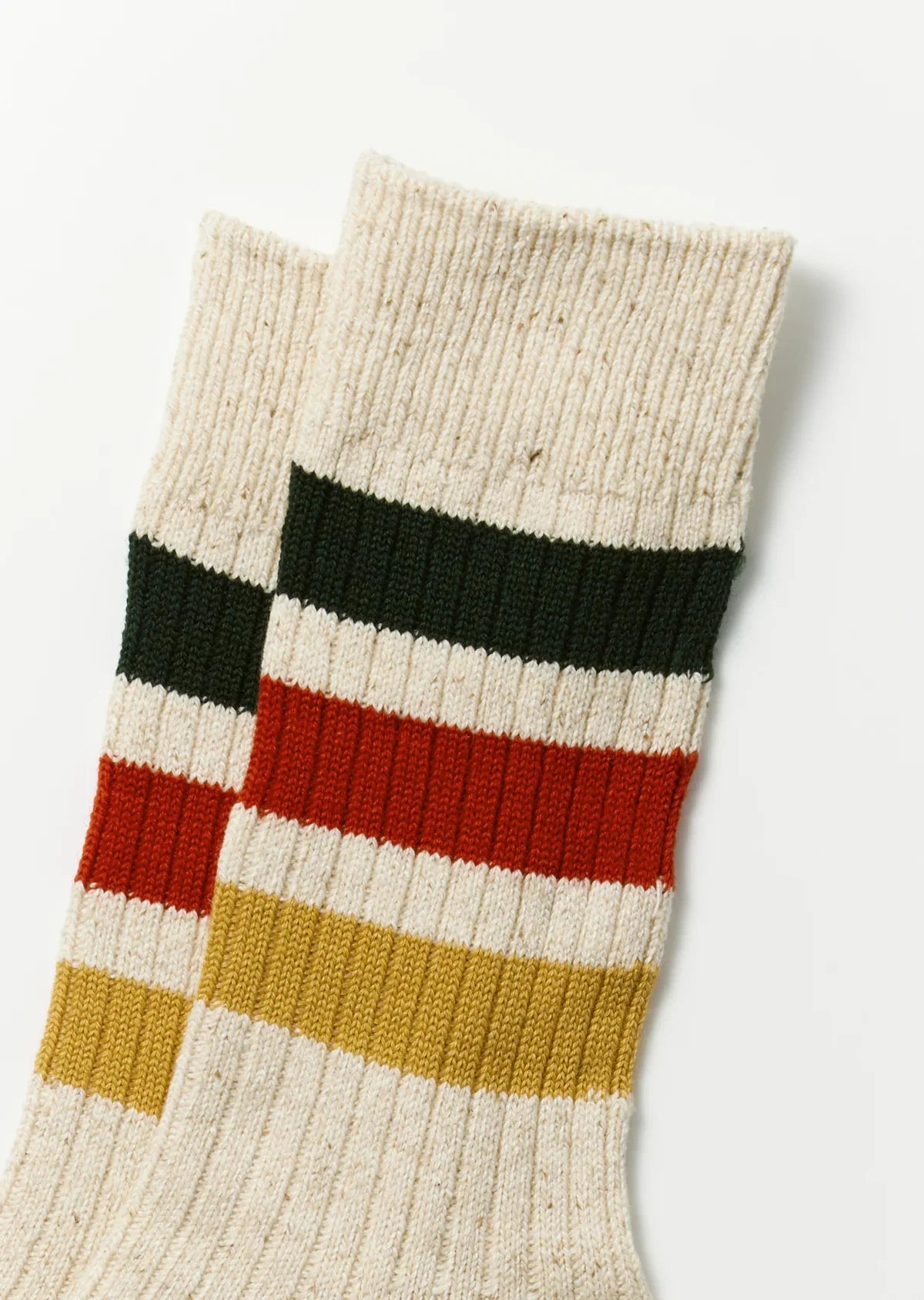 ROTOTO Park Stripe Crew Socks