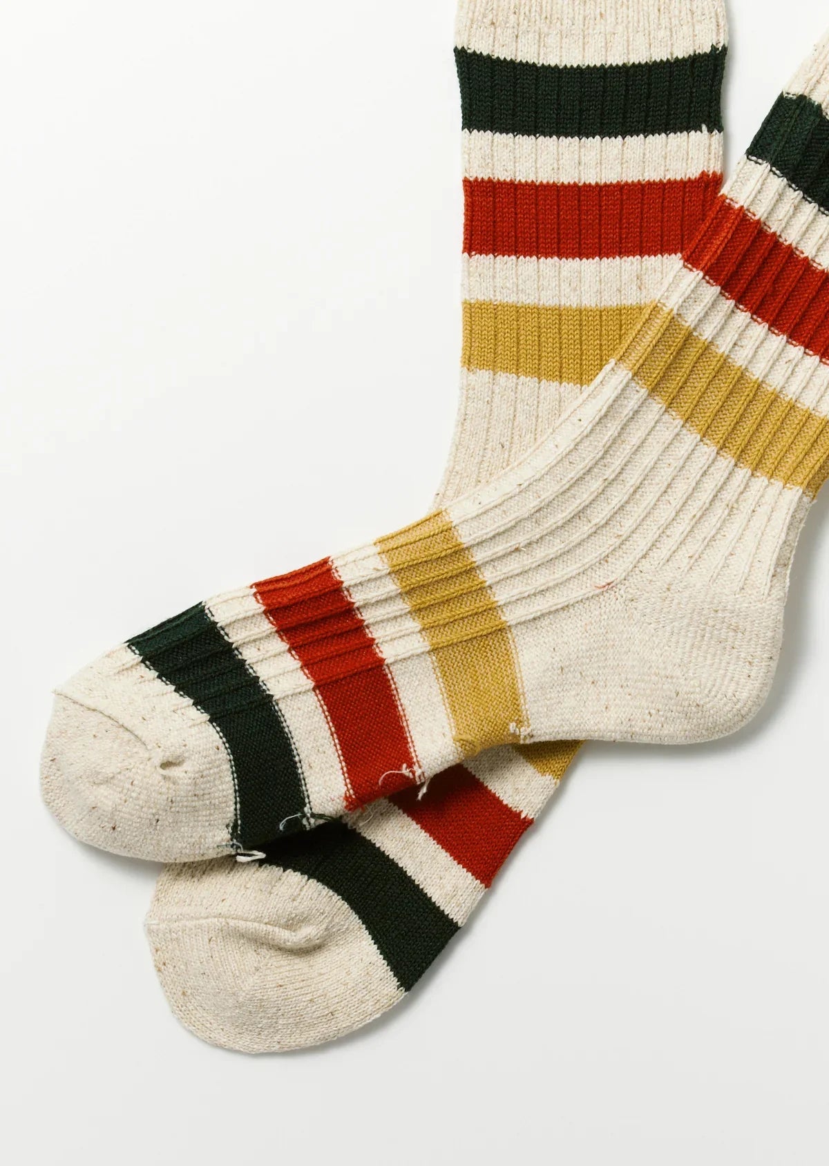 ROTOTO Park Stripe Crew Socks